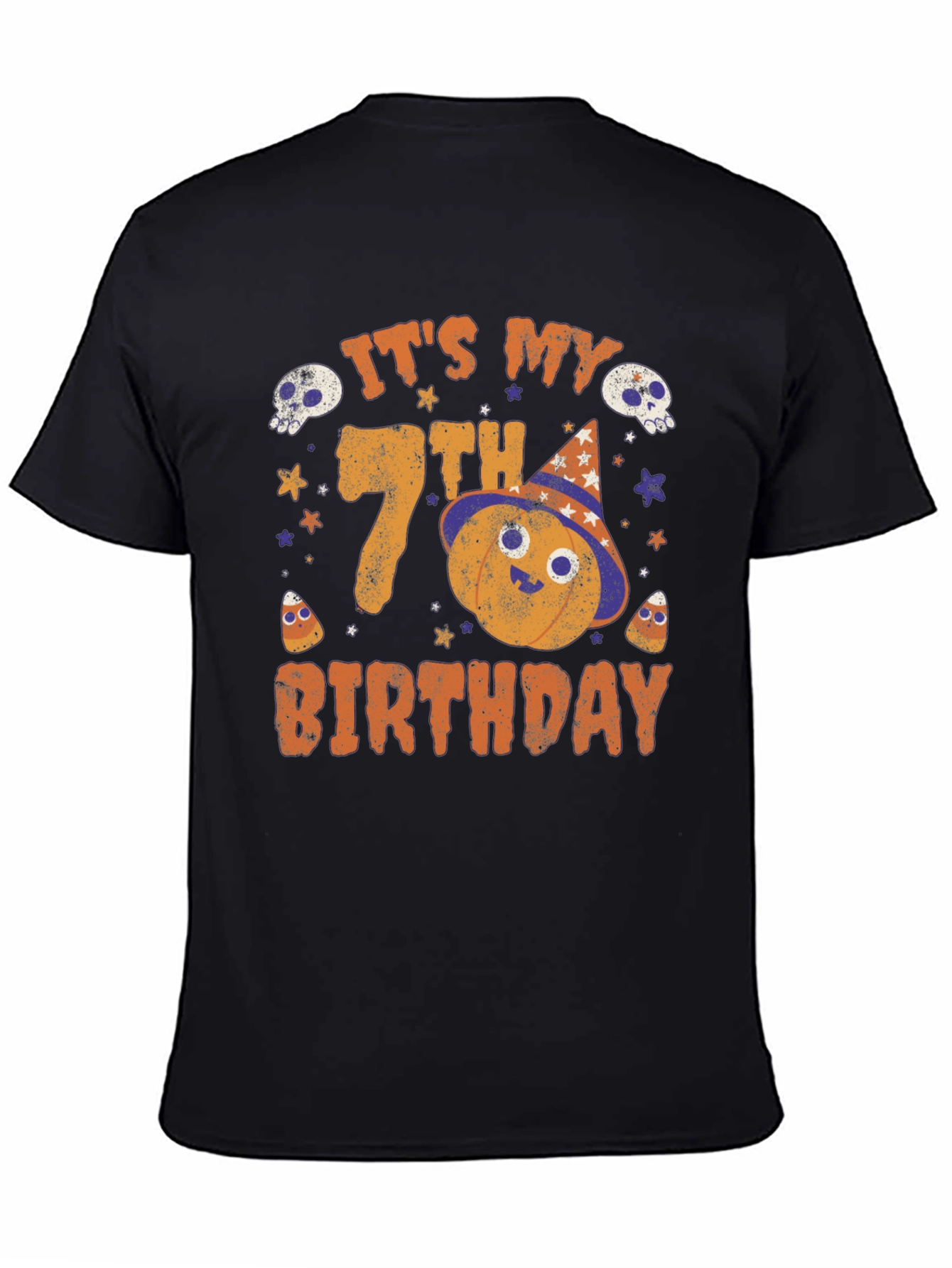 7th Birthday Halloween T-Shirt