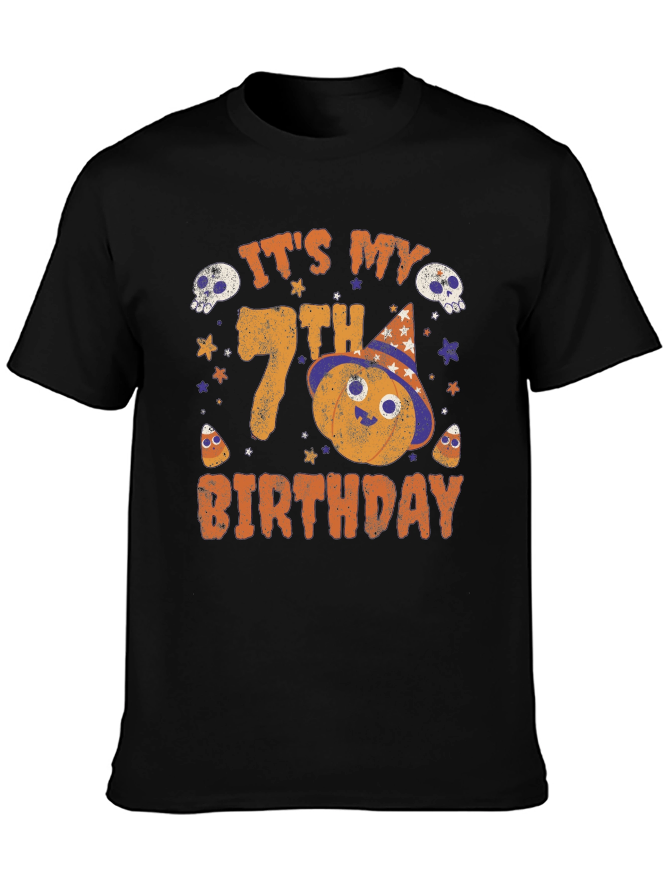 7th Birthday Halloween T-Shirt