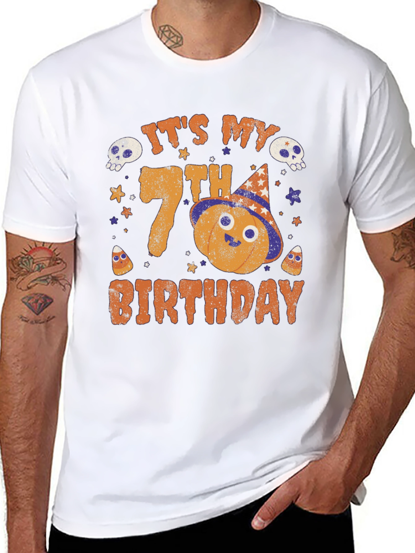 7th Birthday Halloween T-Shirt