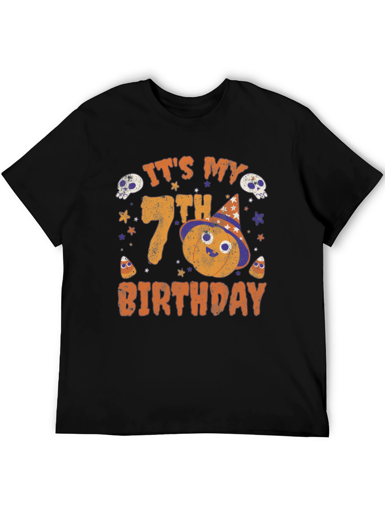 7th Birthday Halloween T-Shirt