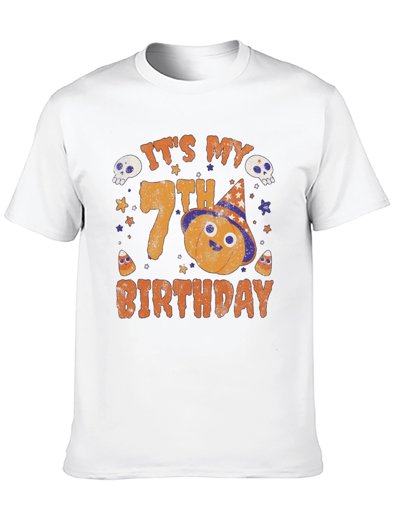 7th Birthday Halloween T-Shirt