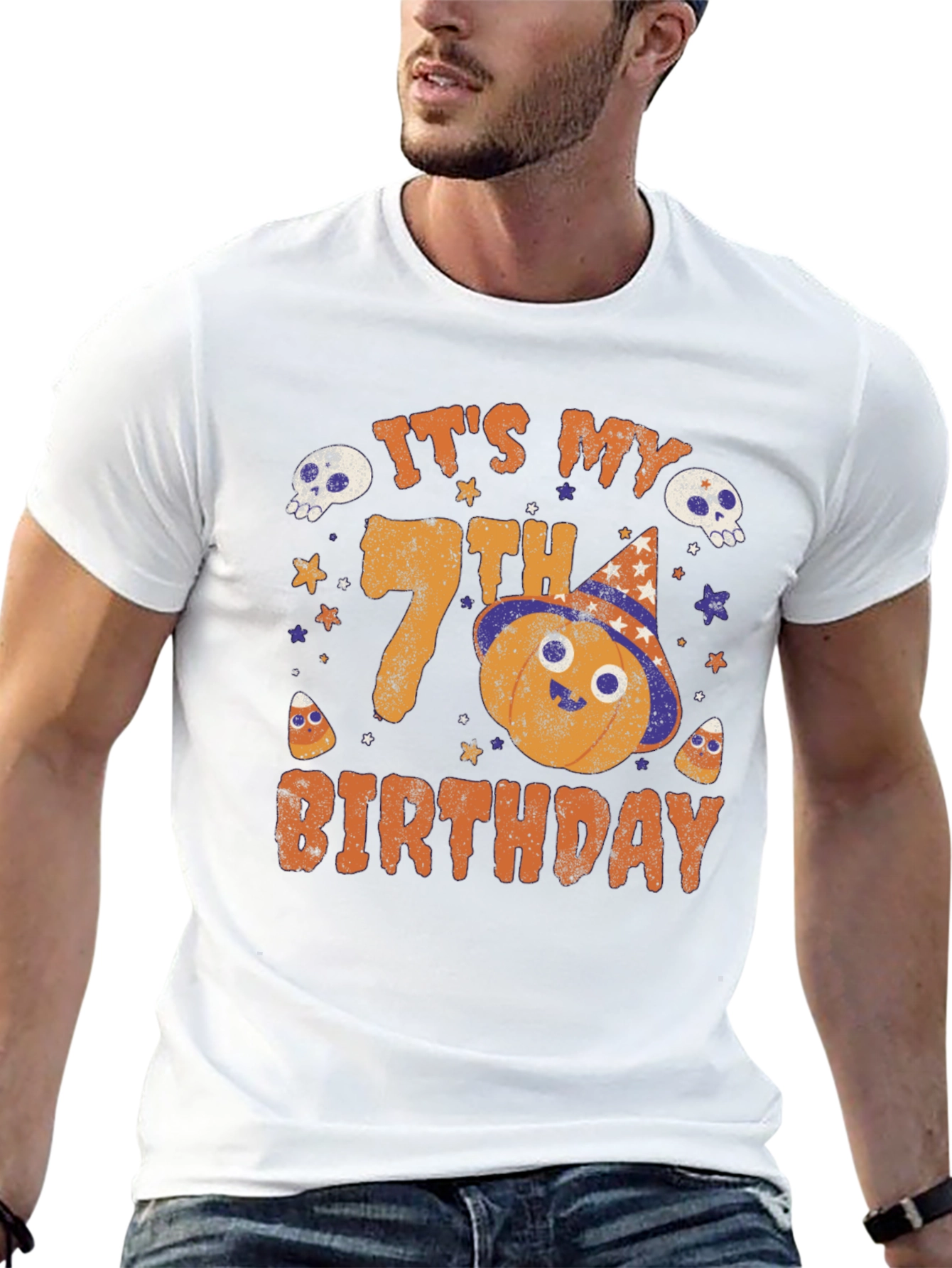7th Birthday Halloween T-Shirt