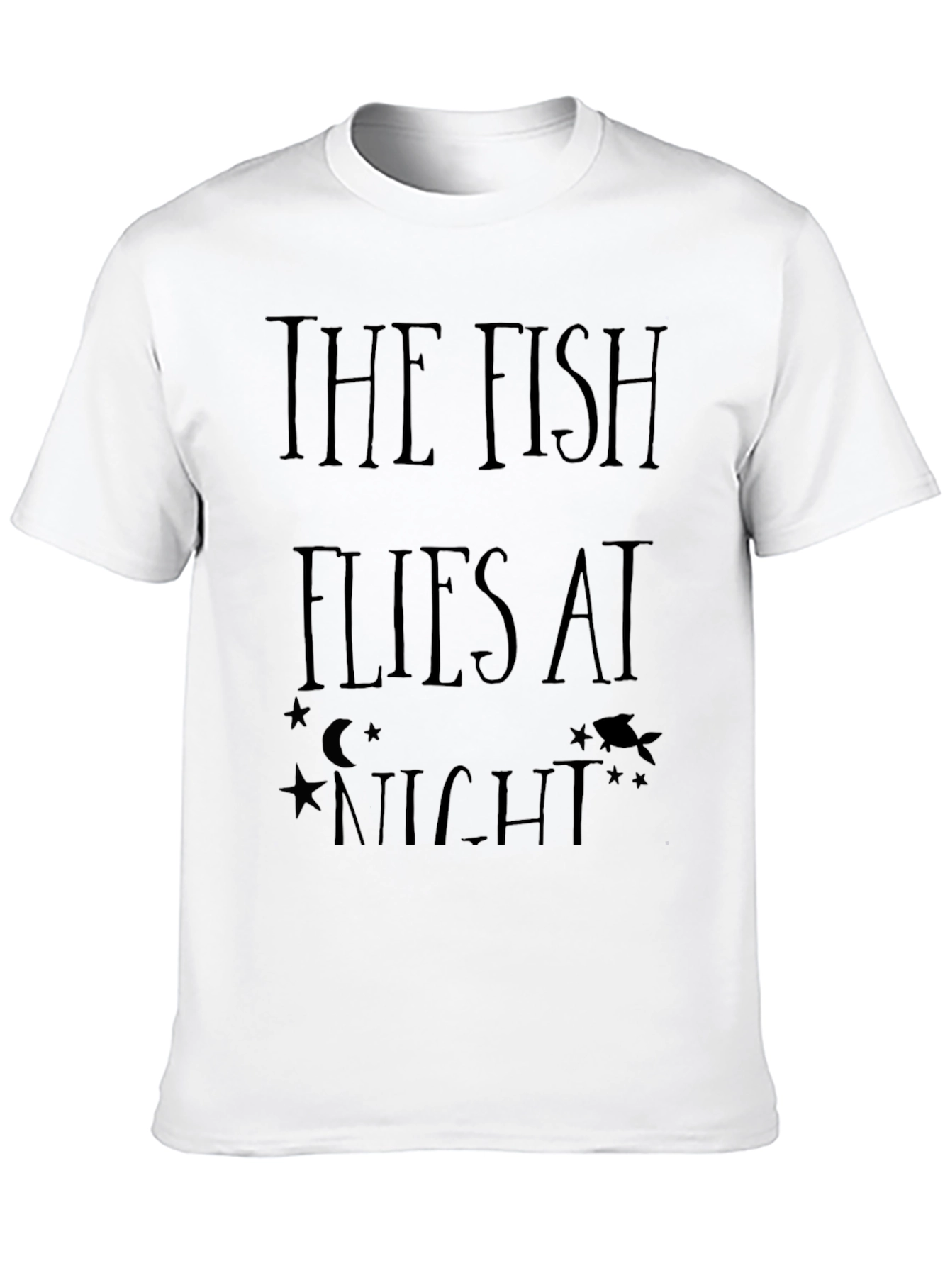 The Fish Flies At Night Graphic Tee