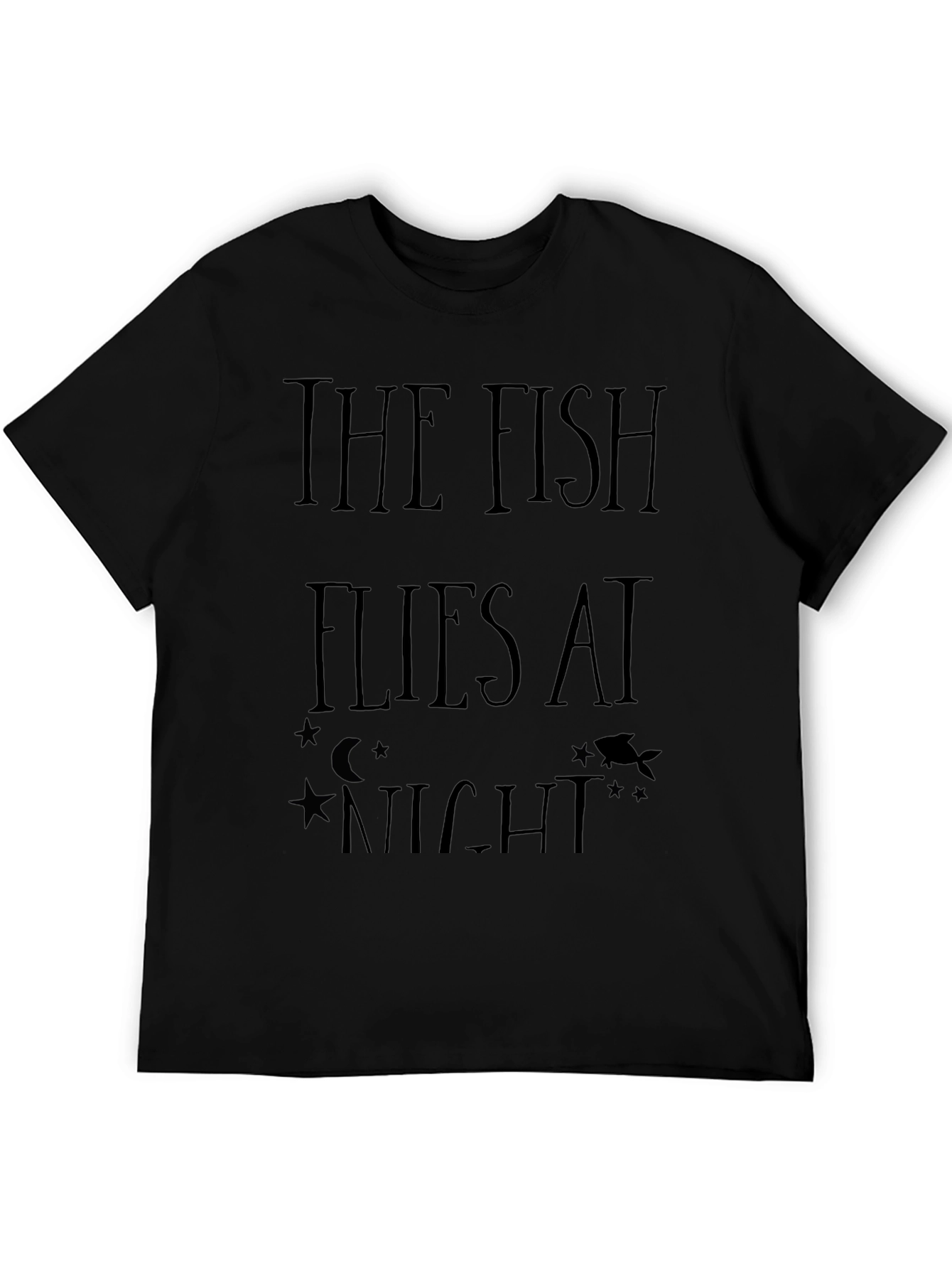 The Fish Flies At Night Graphic Tee