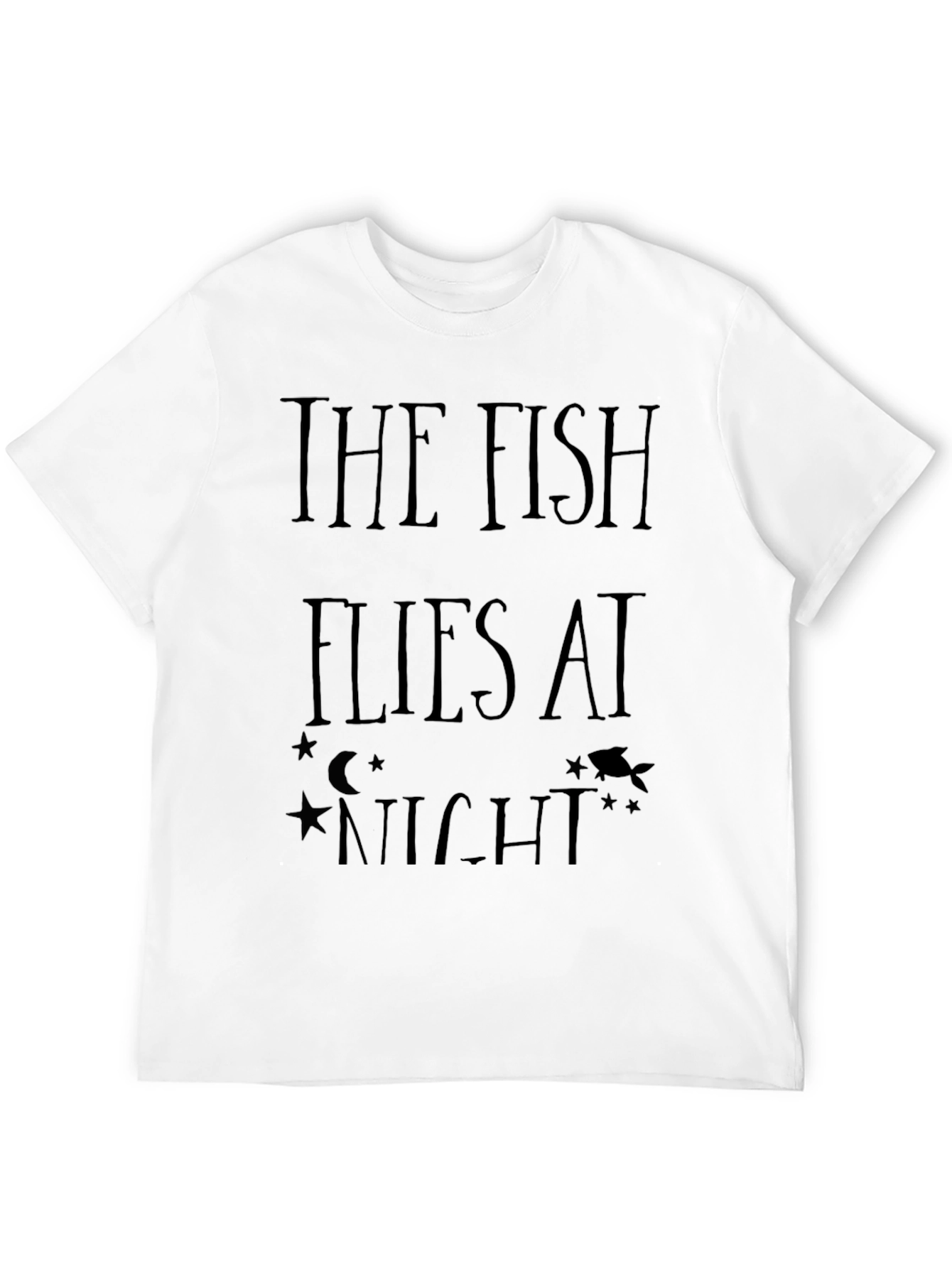 The Fish Flies At Night Graphic Tee