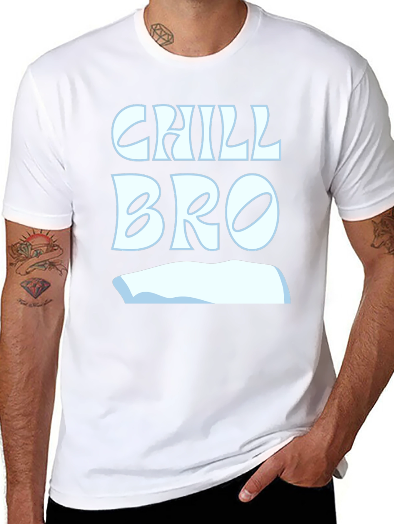 Chill Bro T-Shirt - Funny Iceberg Design