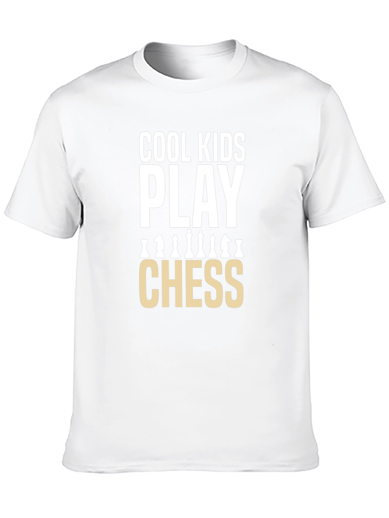 Cool Kids Play Chess Graphic T-Shirt