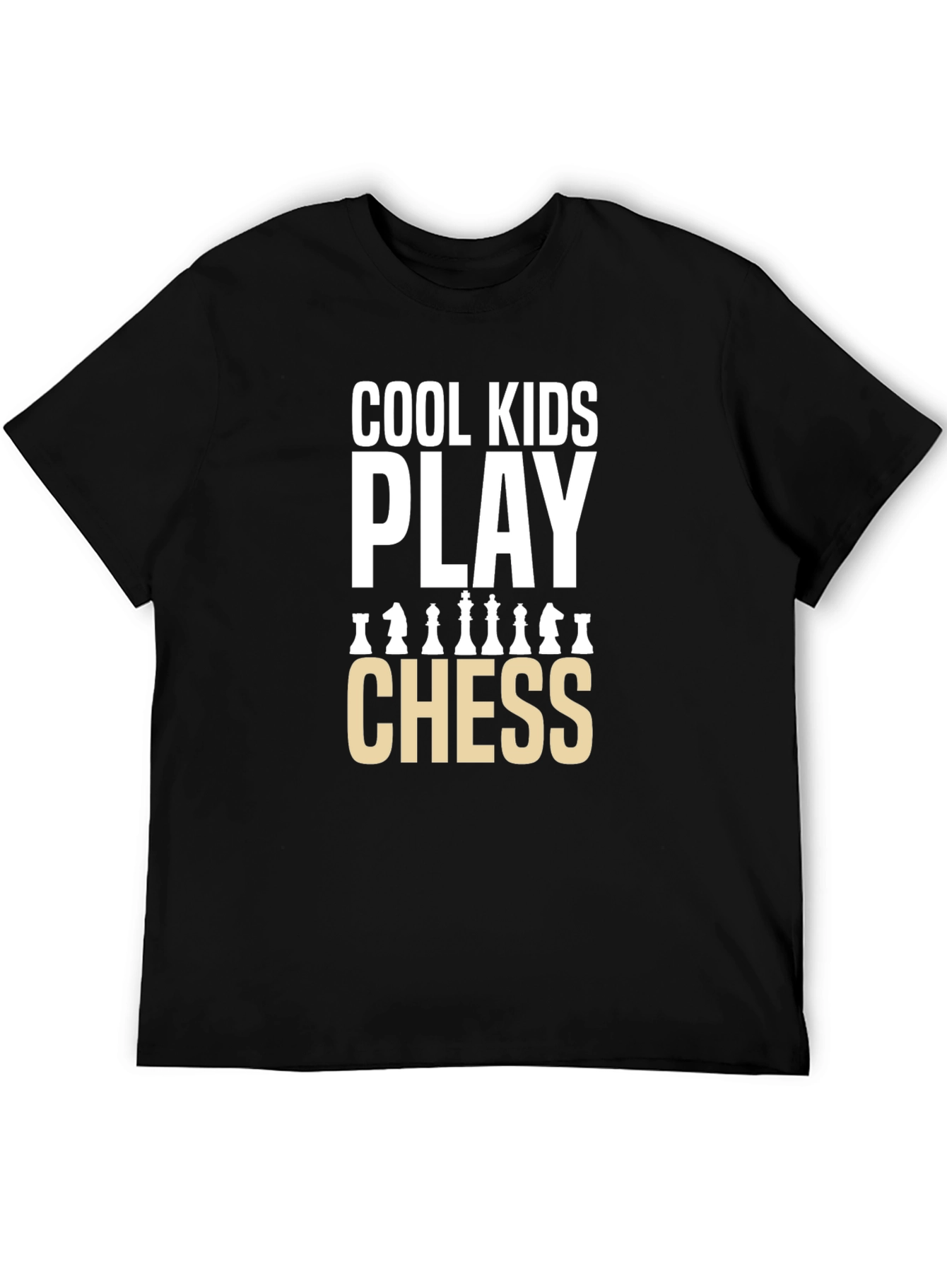 Cool Kids Play Chess Graphic T-Shirt