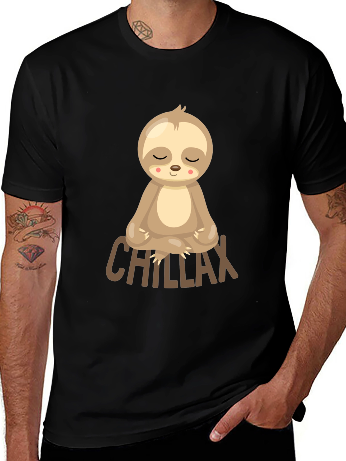 Chillax Sloth T-Shirt - Meditation & Relaxation Tee