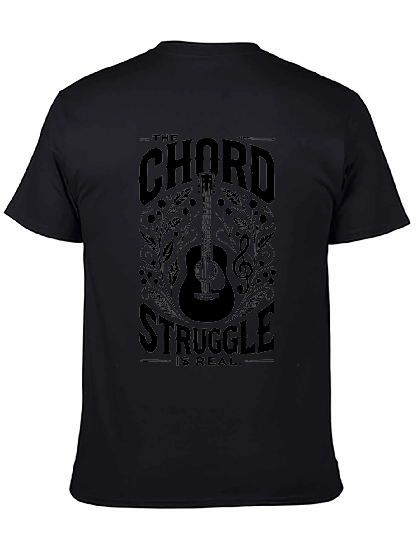 The Chord Struggle T-Shirt - Guitar Musician Tee