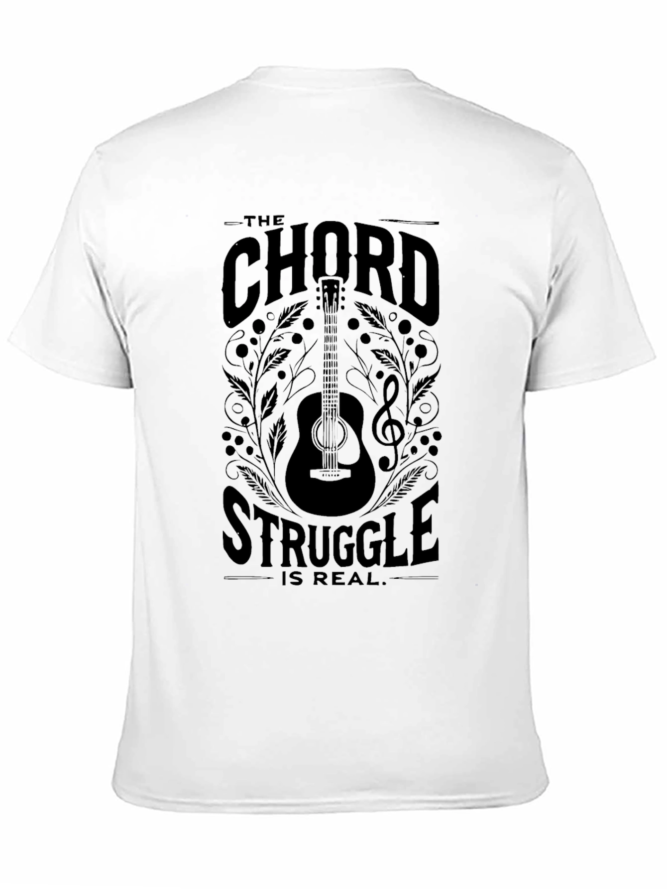 The Chord Struggle T-Shirt - Guitar Musician Tee