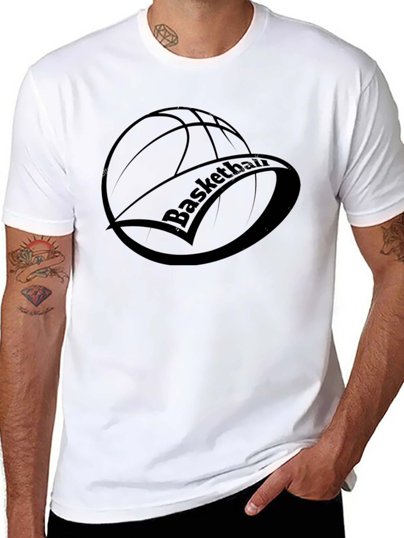 Basketball Graphic Tee - Stylish & Sporty