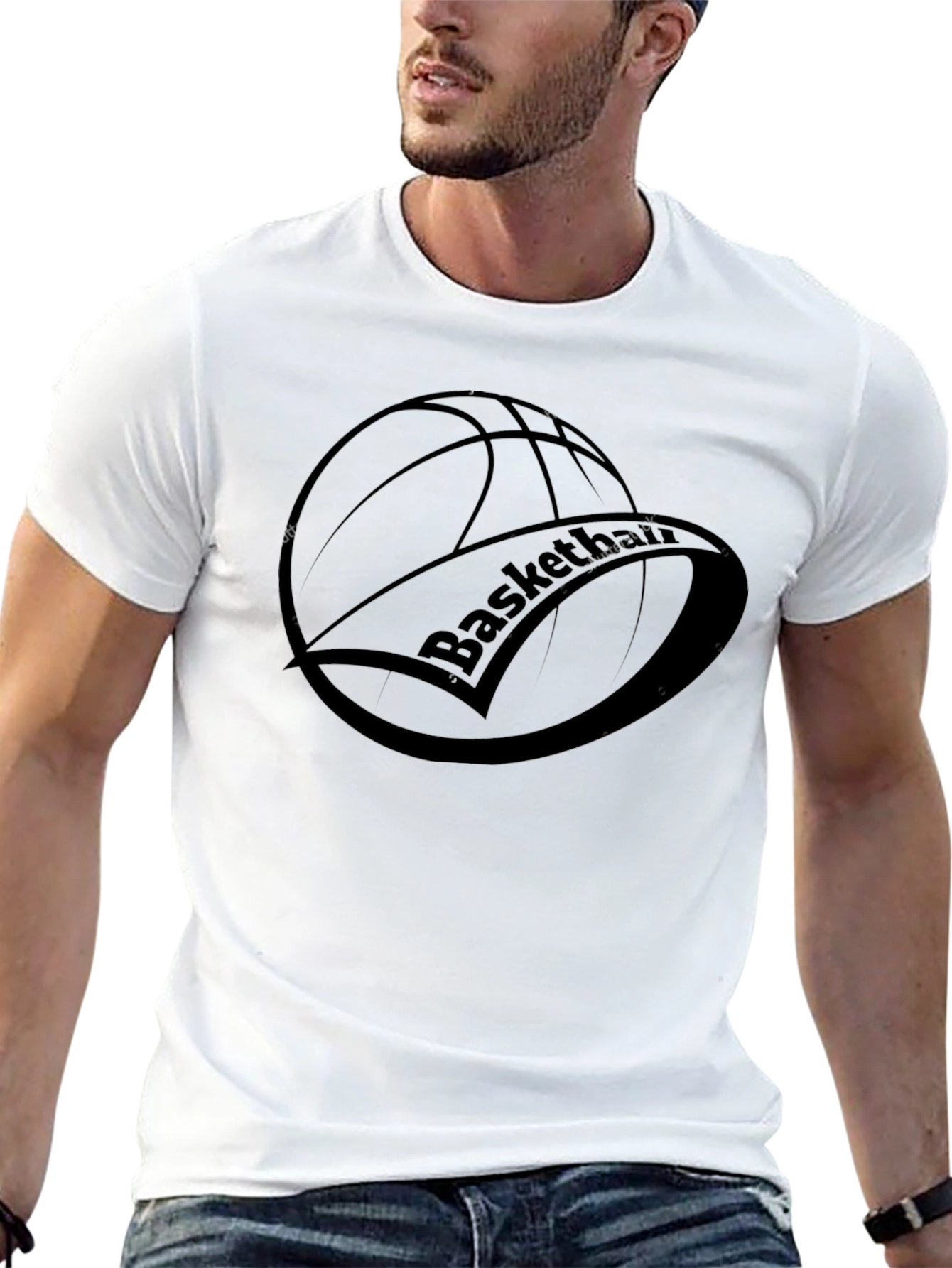 Basketball Graphic Tee - Stylish & Sporty