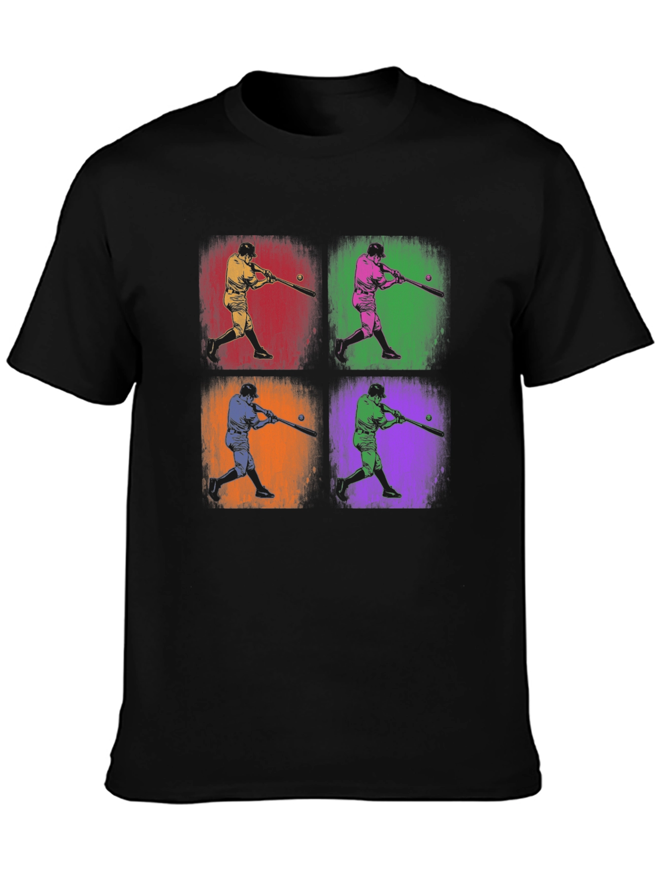 Retro Baseball Pop Art T-Shirt
