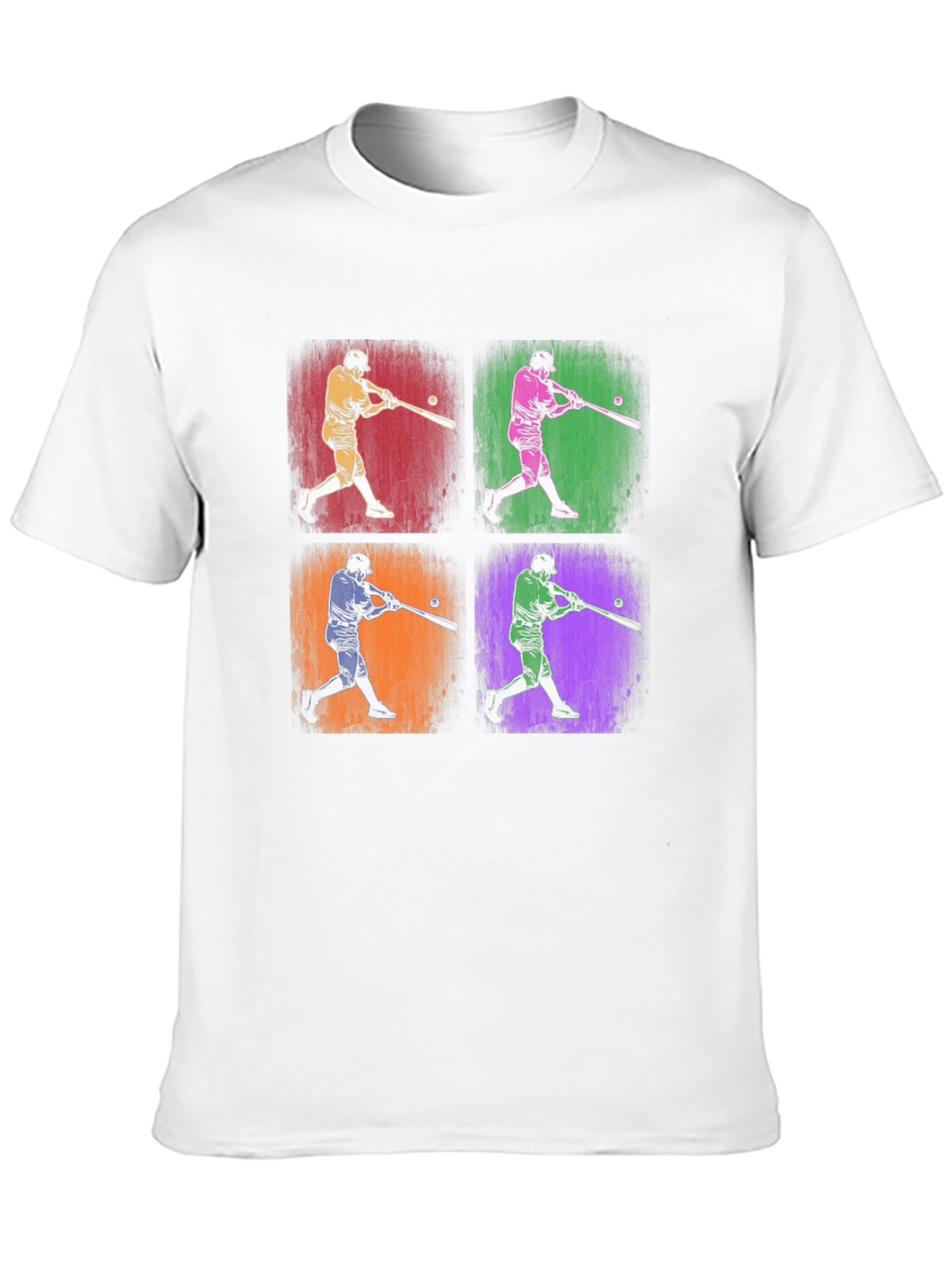 Retro Baseball Pop Art T-Shirt