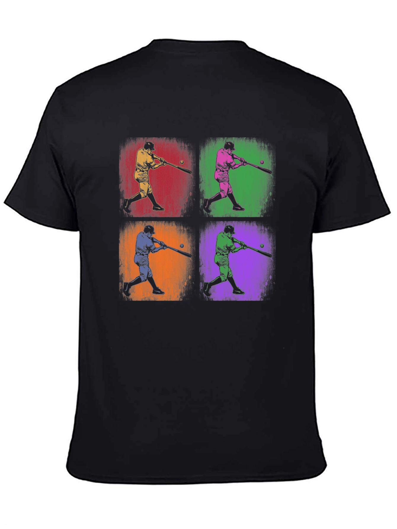 Retro Baseball Pop Art T-Shirt