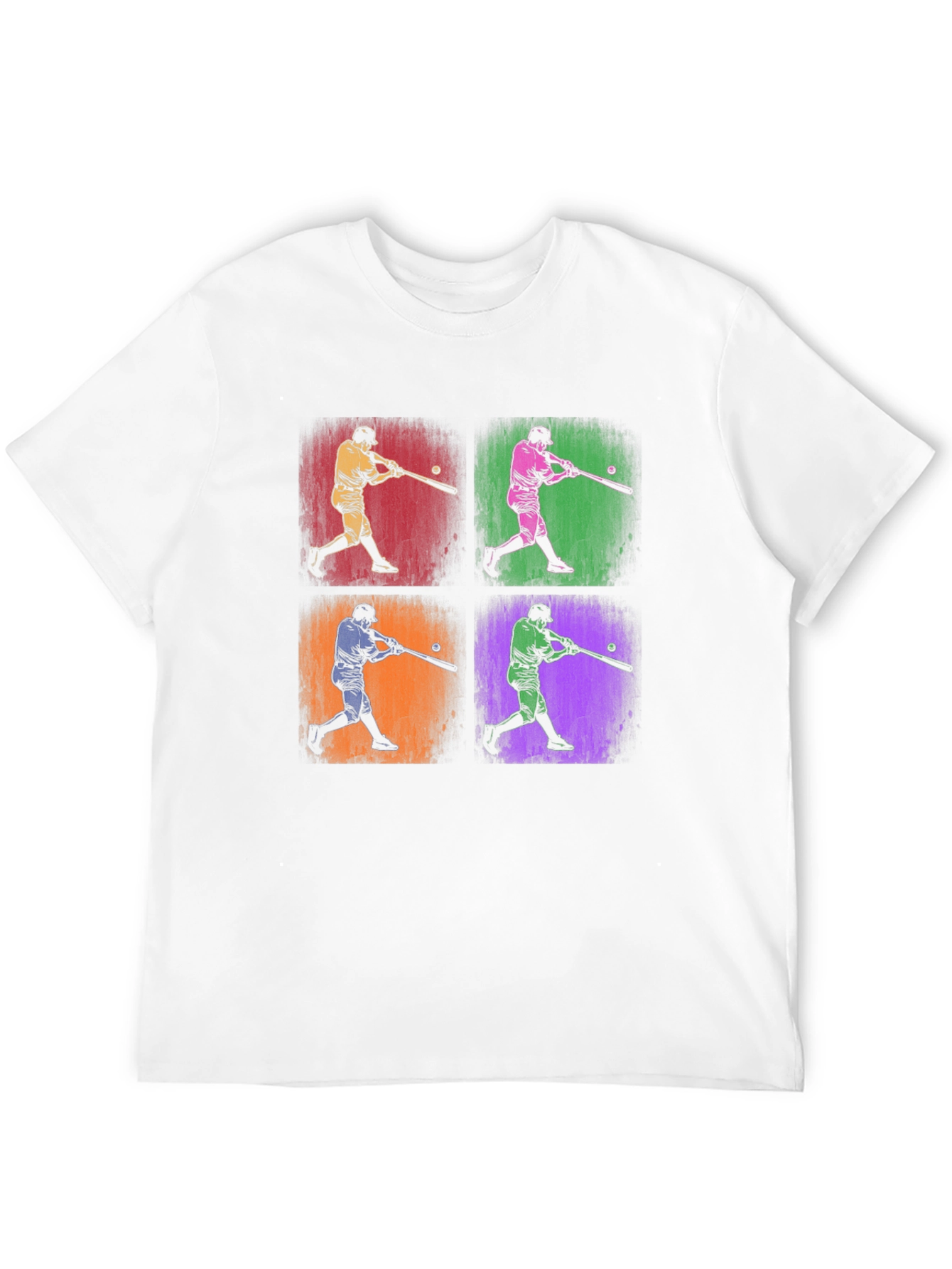 Retro Baseball Pop Art T-Shirt