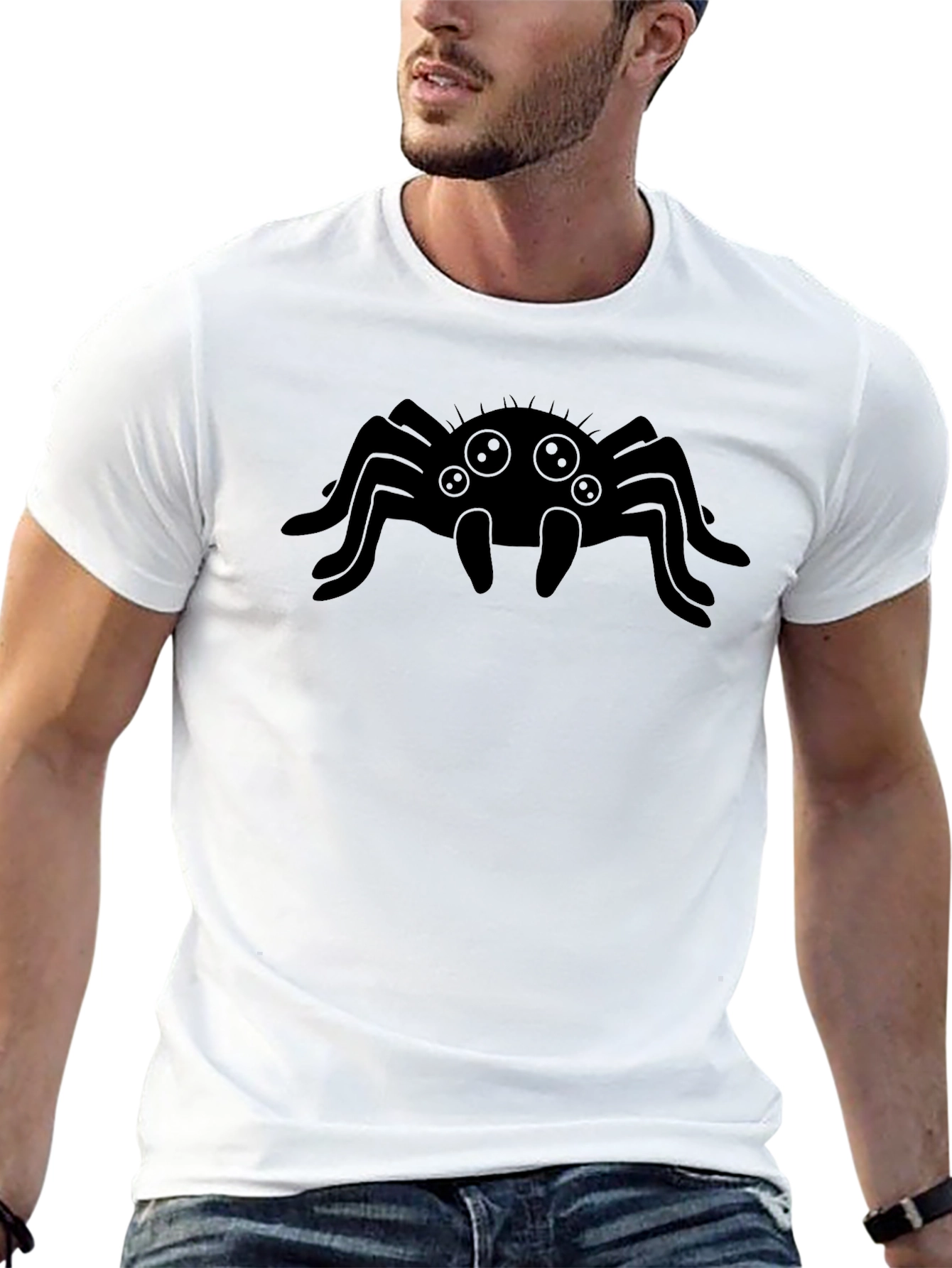 Spider Graphic Tee - Mens Black T-Shirt