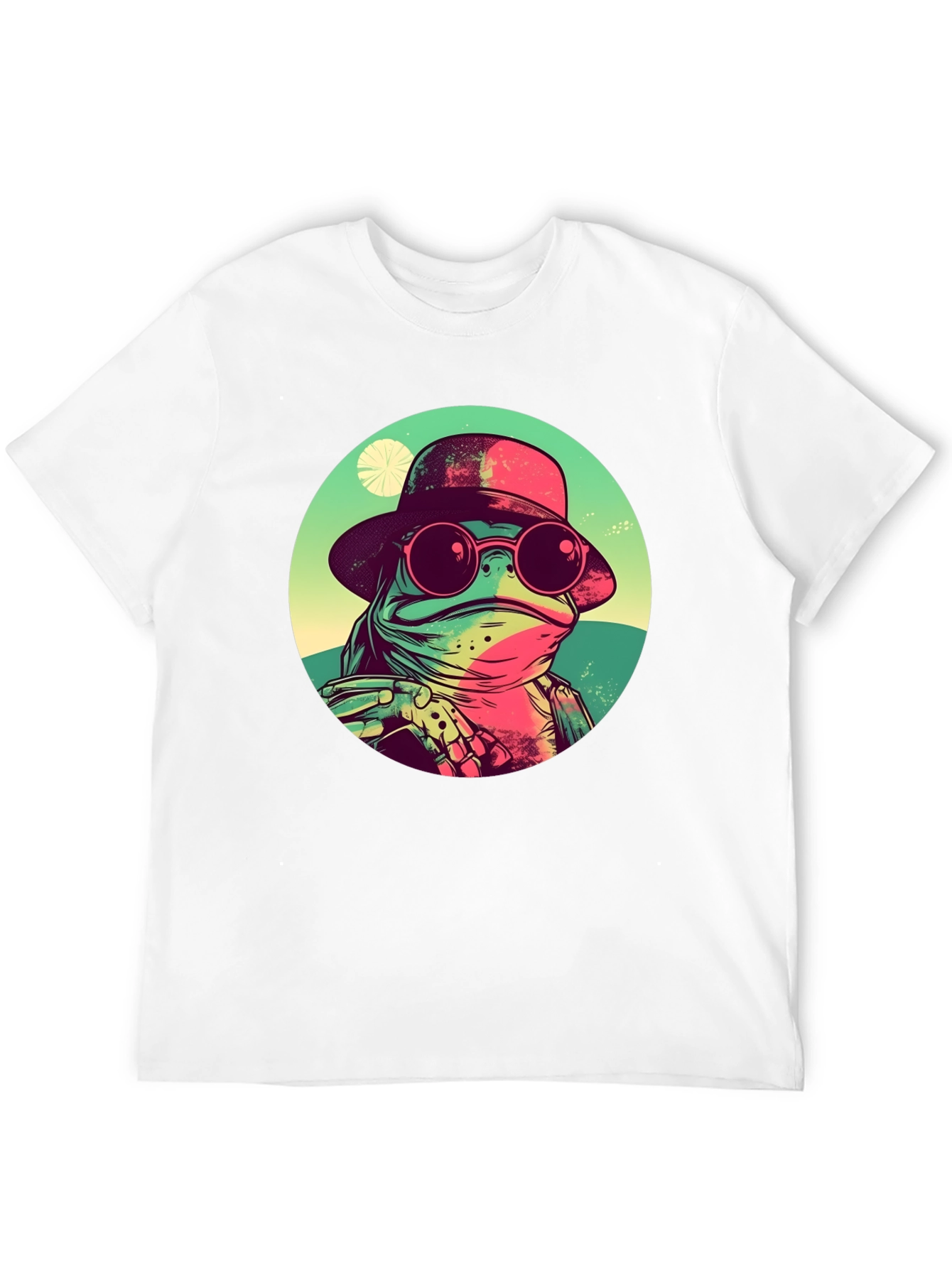 Cool Frog Graphic Tee - Unique Design