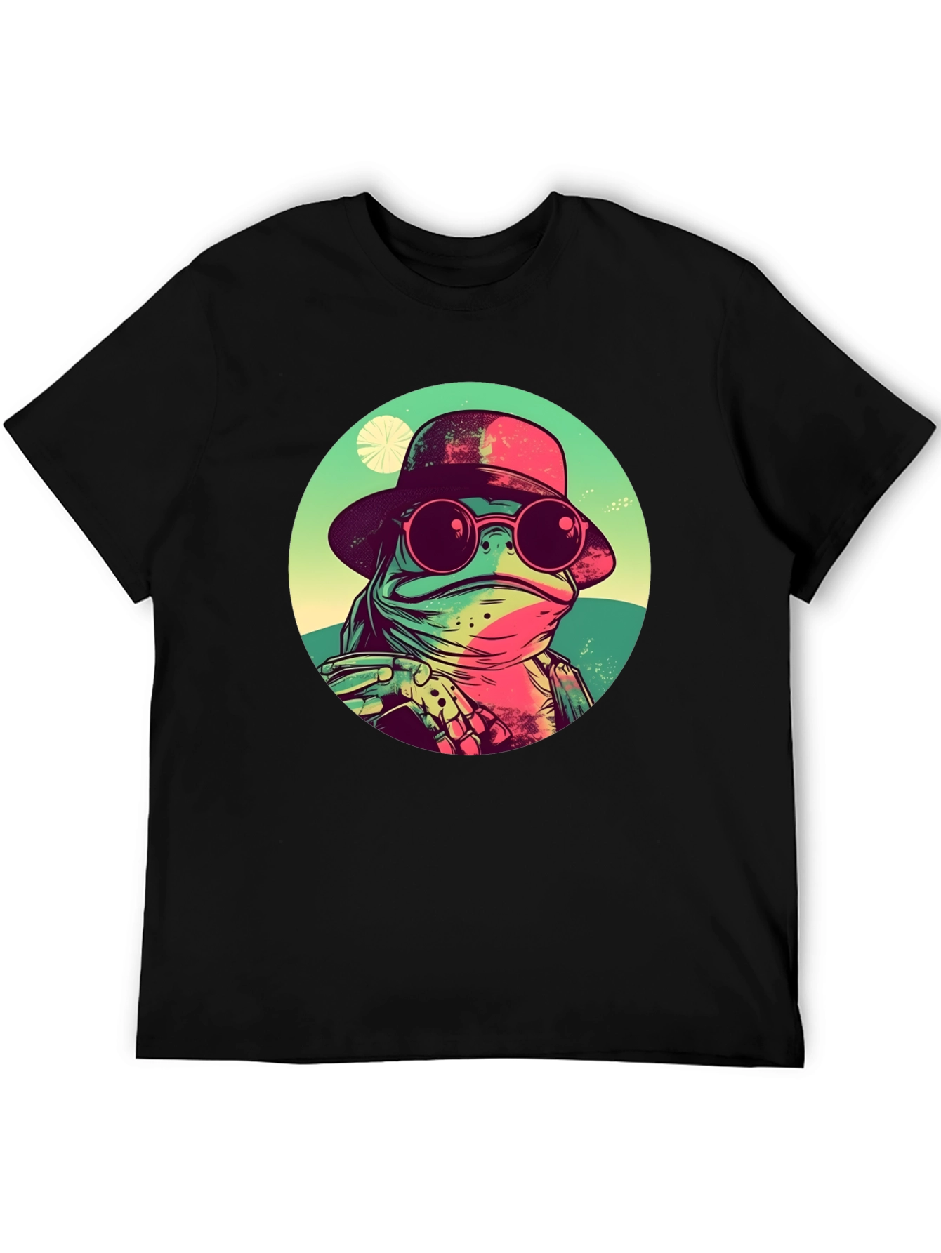 Cool Frog Graphic Tee - Unique Design