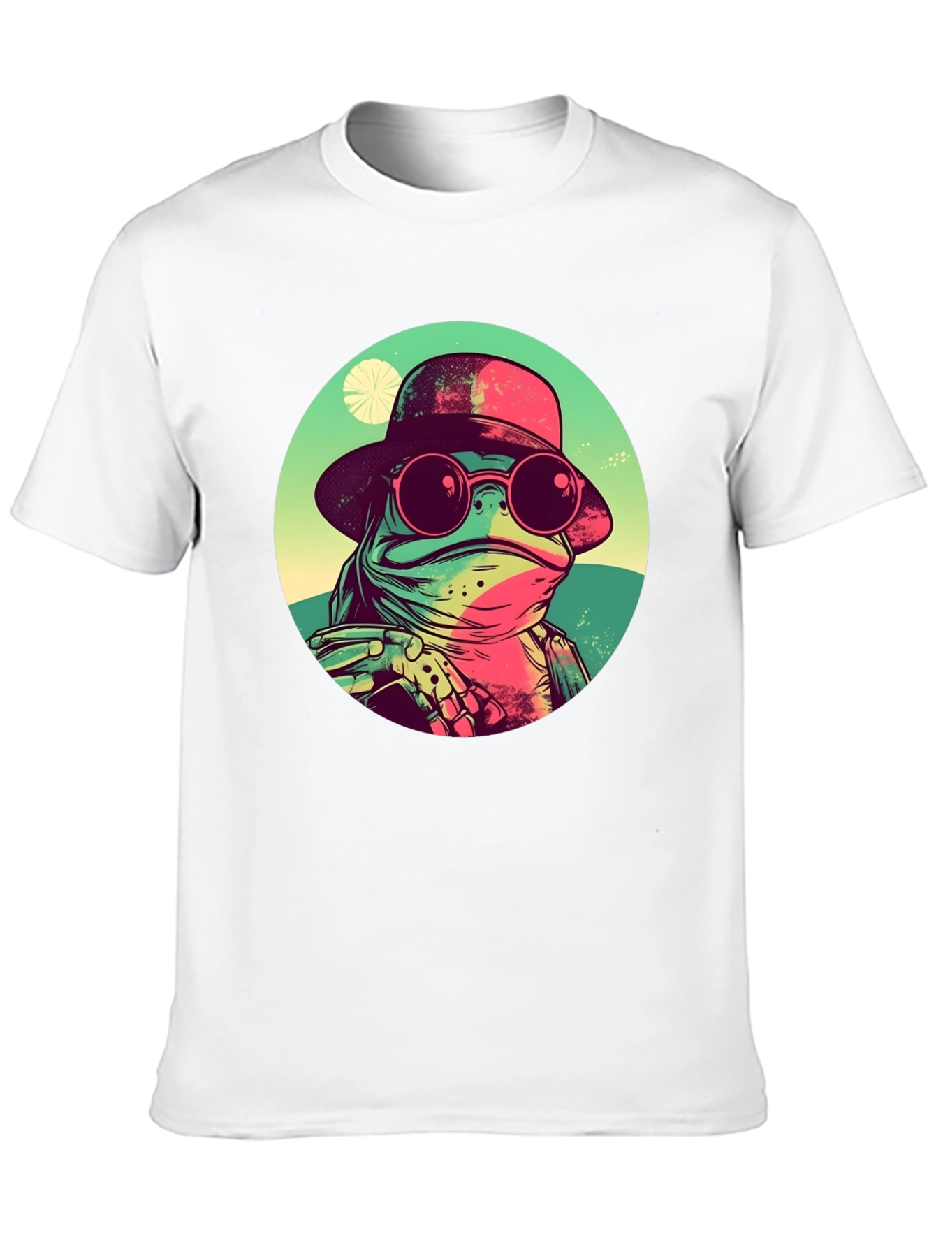 Cool Frog Graphic Tee - Unique Design