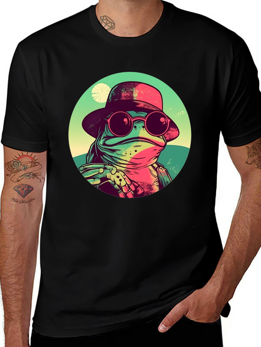 Cool Frog Graphic Tee - Unique Design