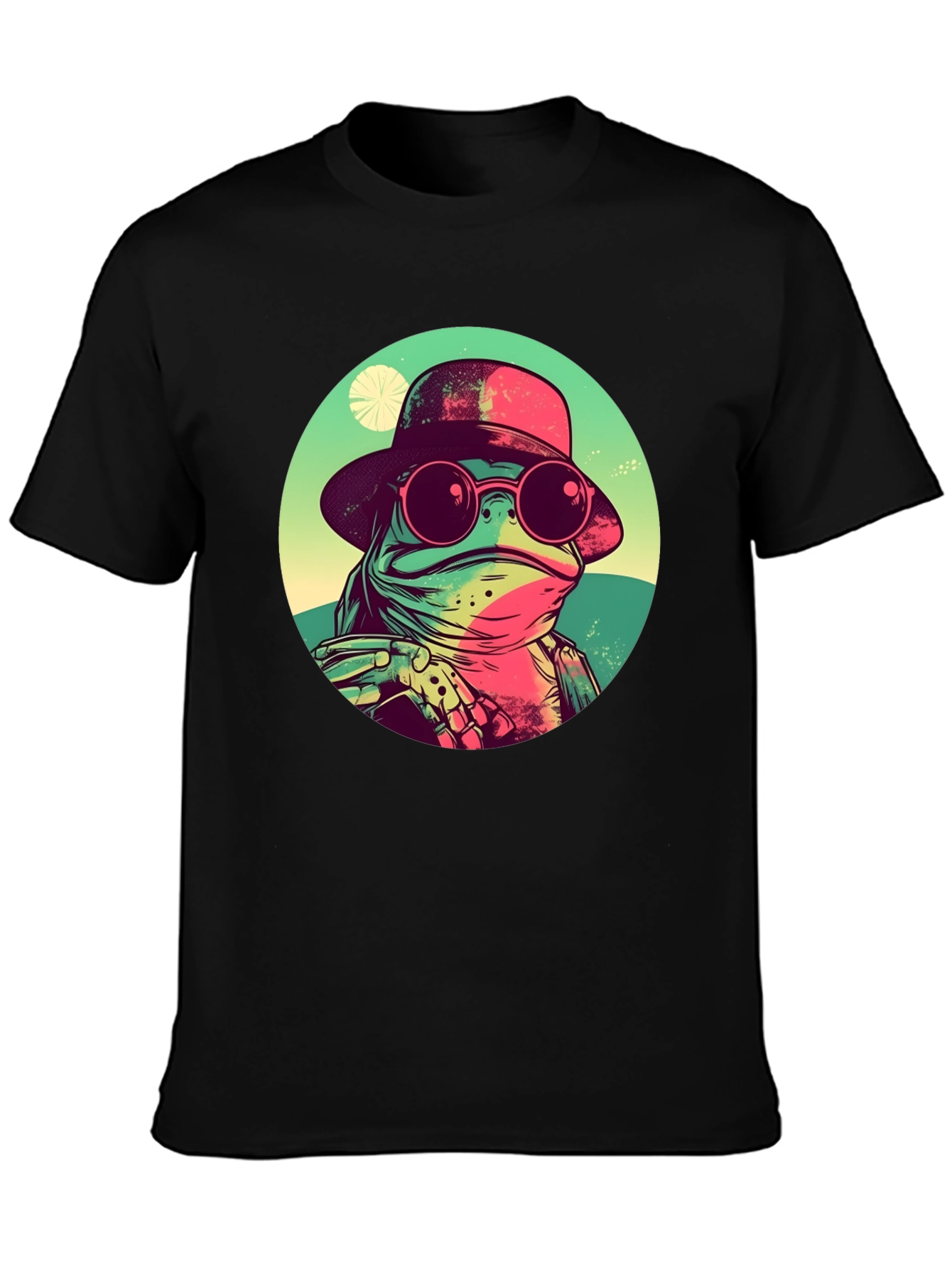 Cool Frog Graphic Tee - Unique Design