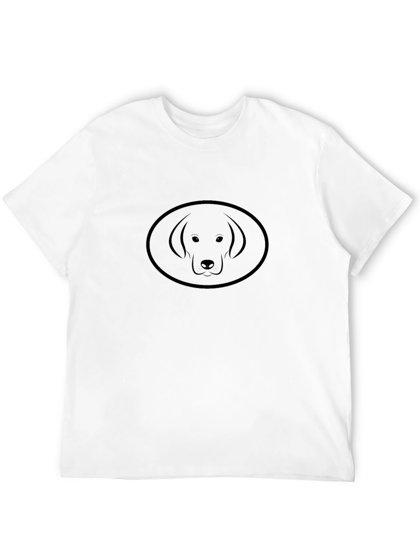 Black Dog Silhouette Graphic Tee