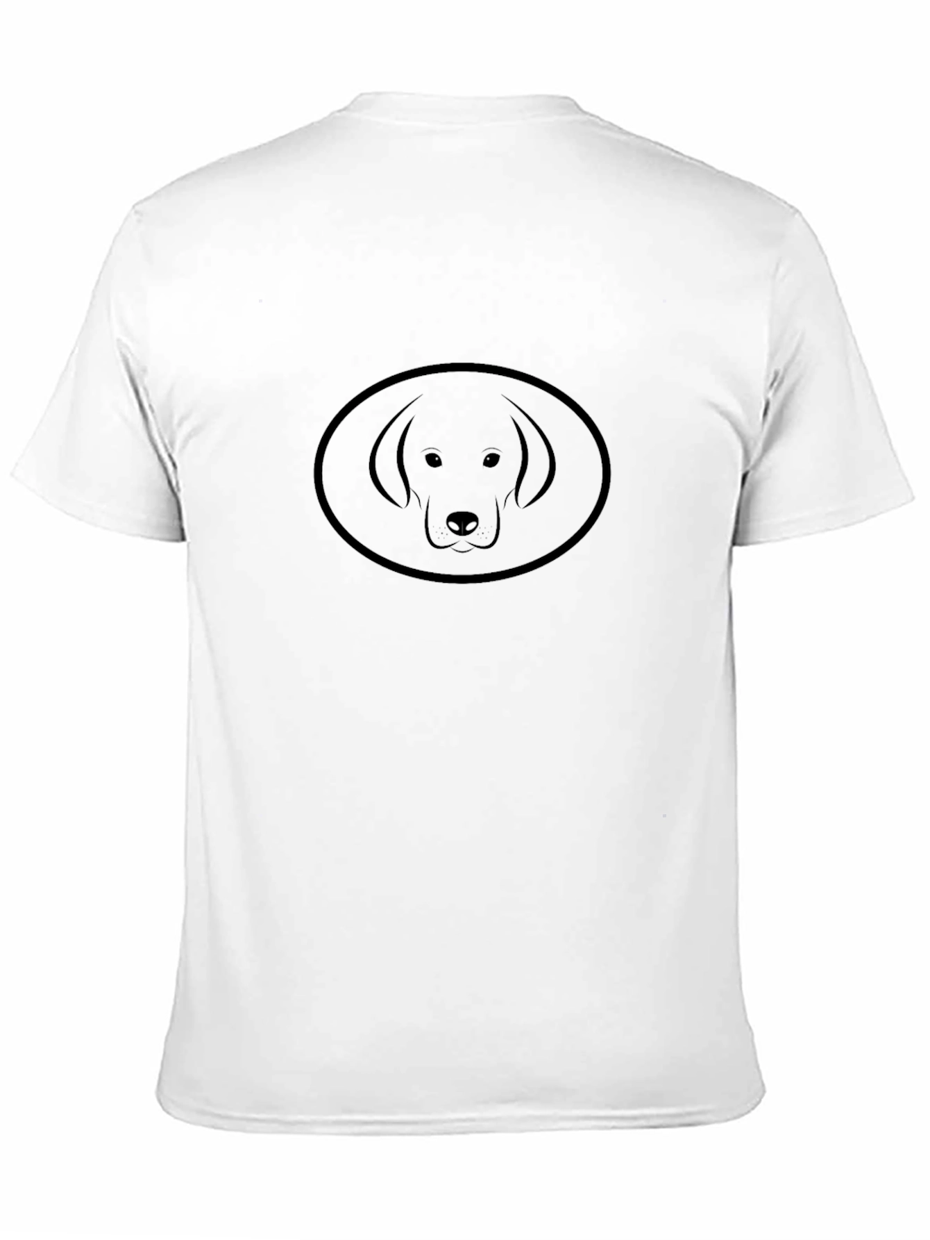 Black Dog Silhouette Graphic Tee