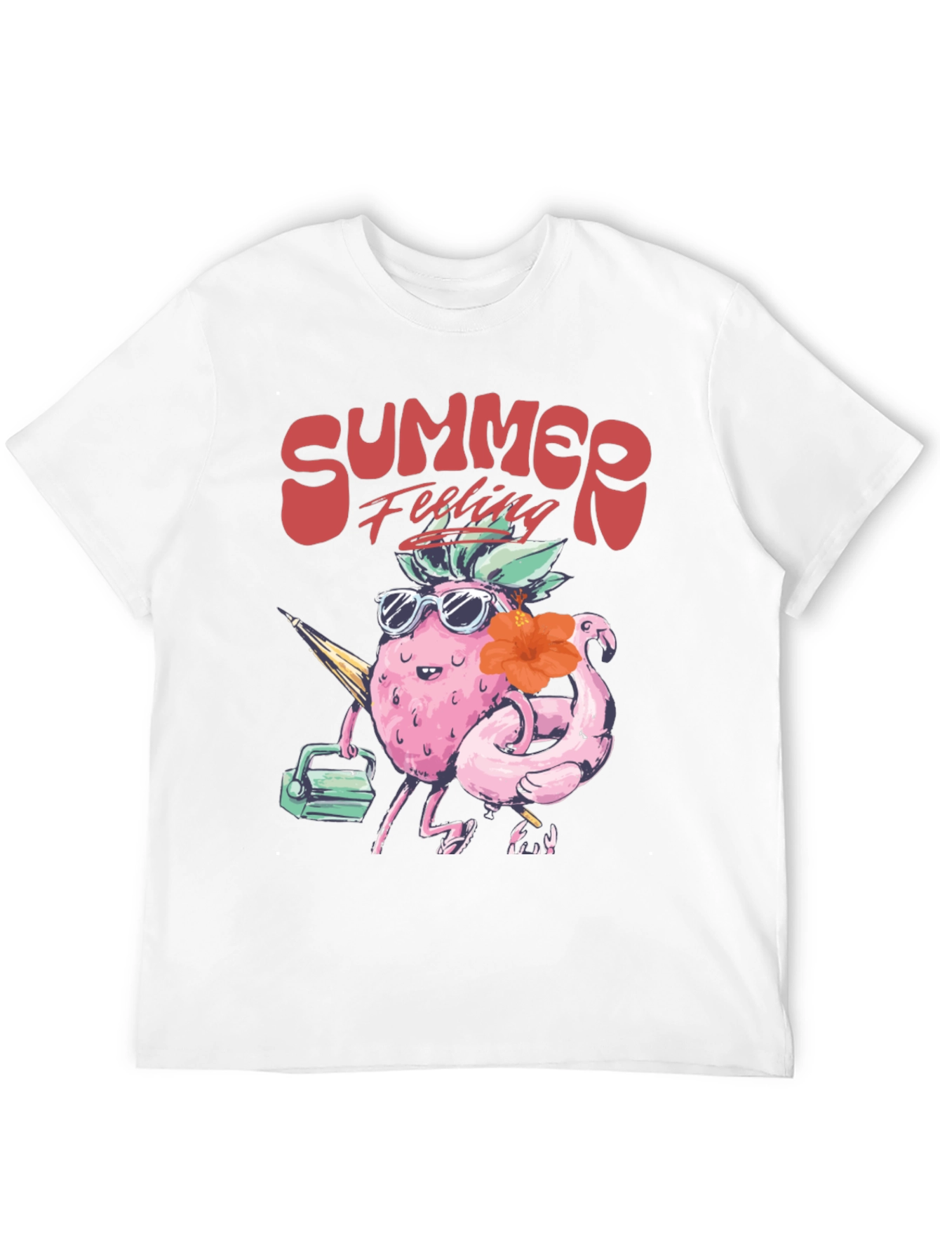 Summer Feeling T-Shirt - Tropical Fruit Design
