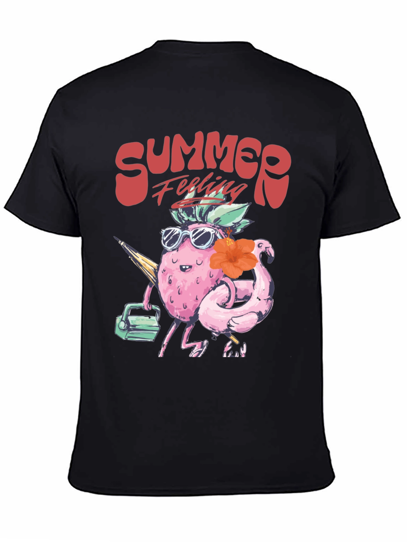 Summer Feeling T-Shirt - Tropical Fruit Design