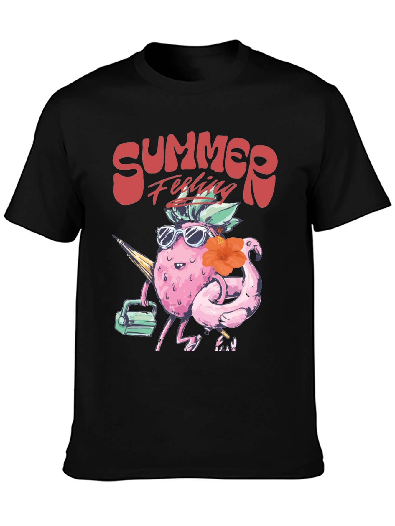 Summer Feeling T-Shirt - Tropical Fruit Design
