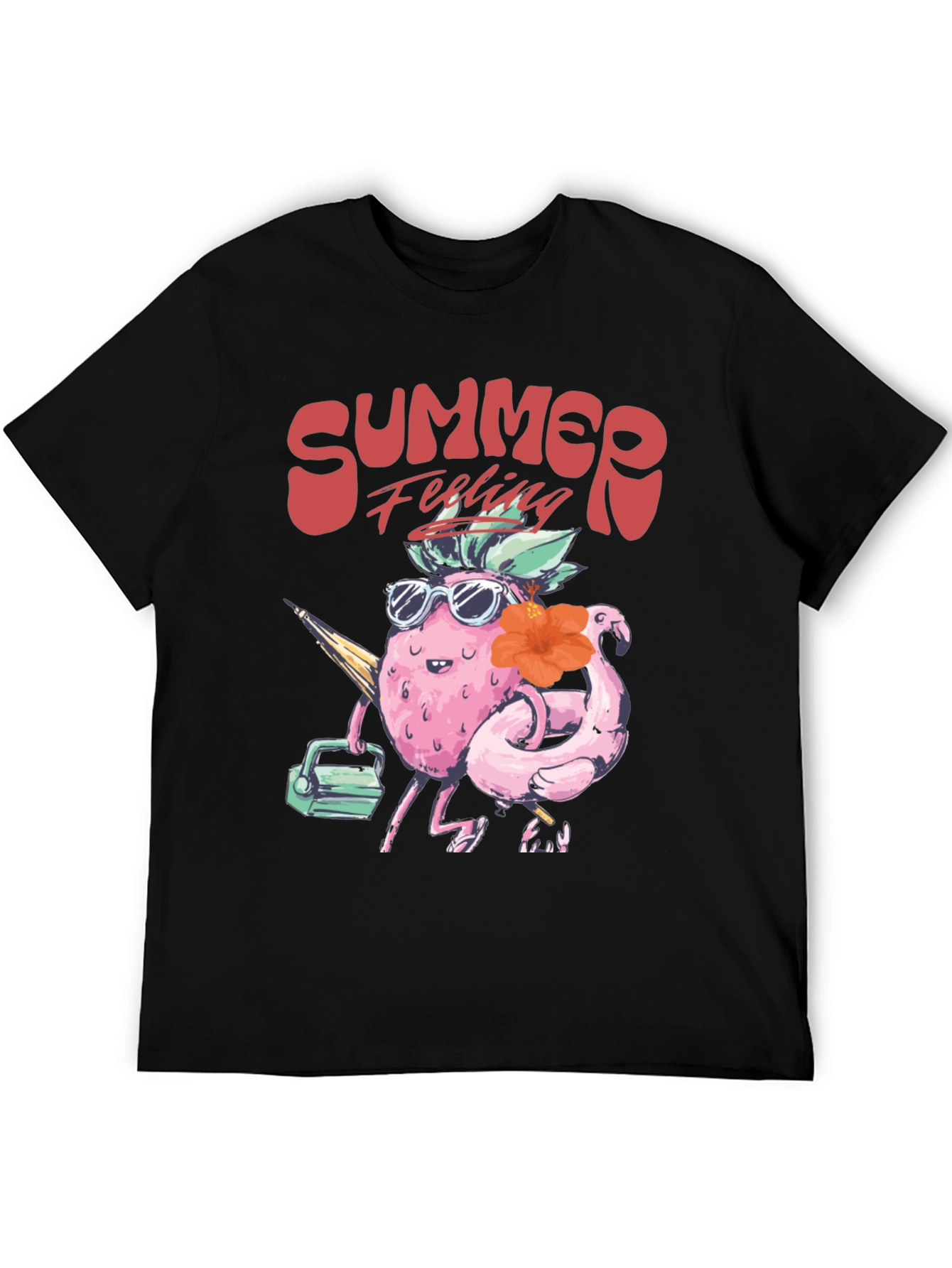 Summer Feeling T-Shirt - Tropical Fruit Design