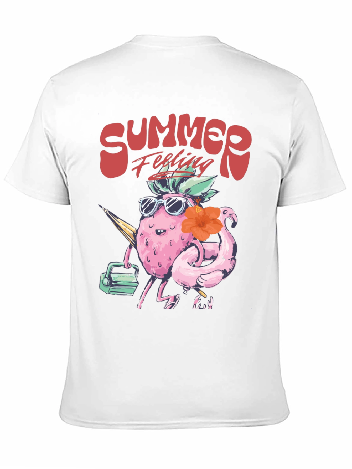 Summer Feeling T-Shirt - Tropical Fruit Design