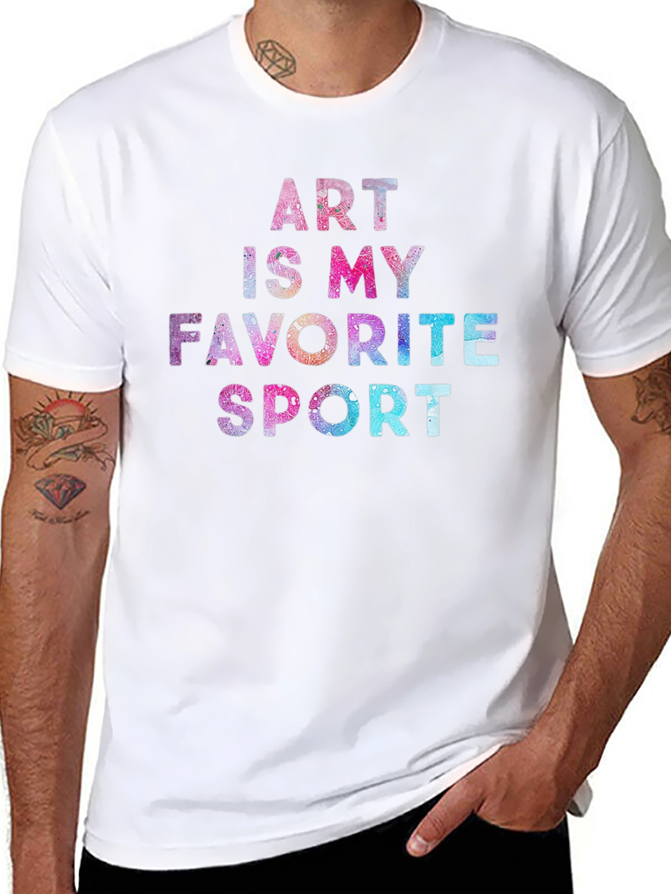 Art Is My Favorite Sport Graphic Tee