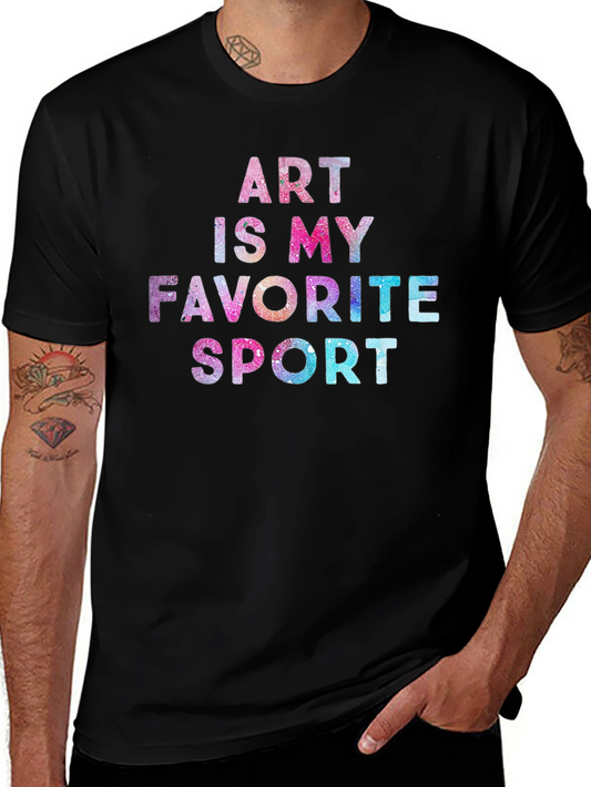 Art Is My Favorite Sport Graphic Tee