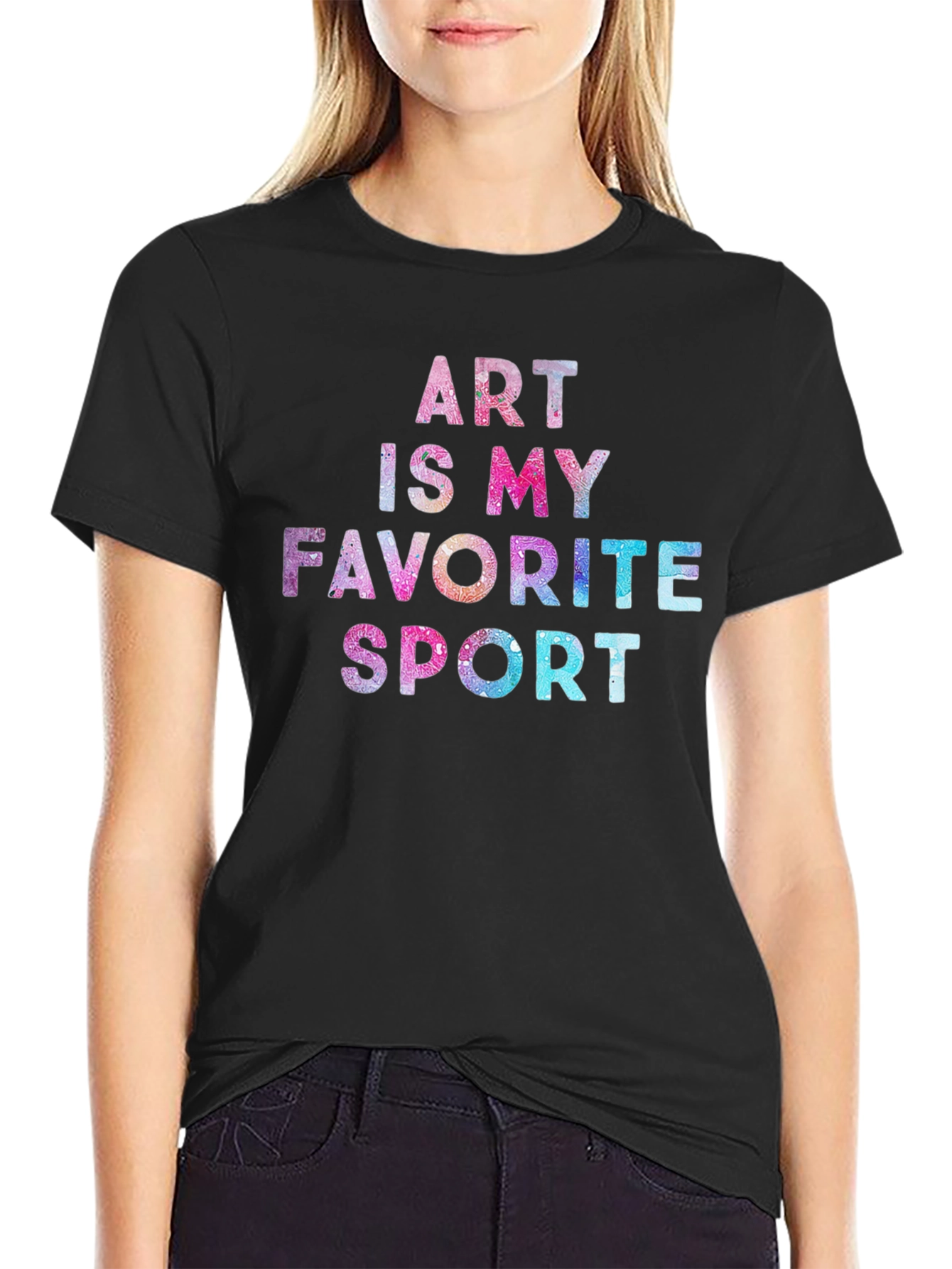 Art Is My Favorite Sport Graphic Tee