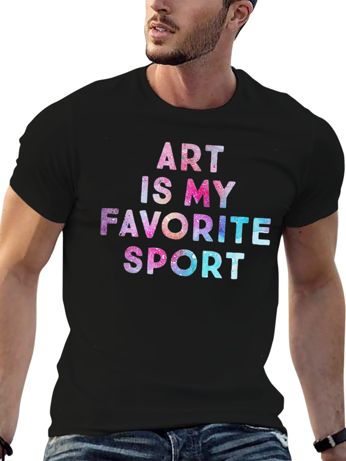 Art Is My Favorite Sport Graphic Tee