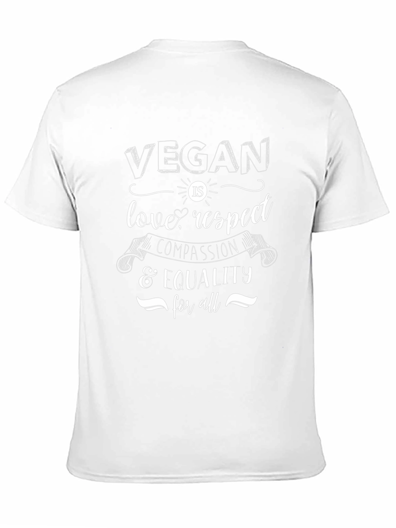 Vegan Is Love & Respect Graphic Tee