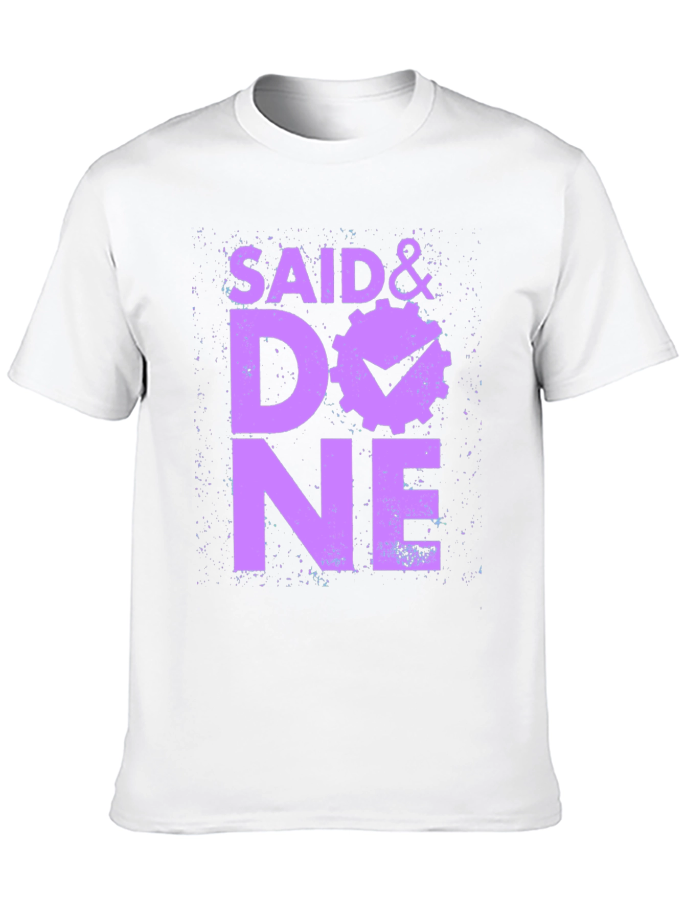 Said & Done Graphic Tee - Black Cotton Shirt