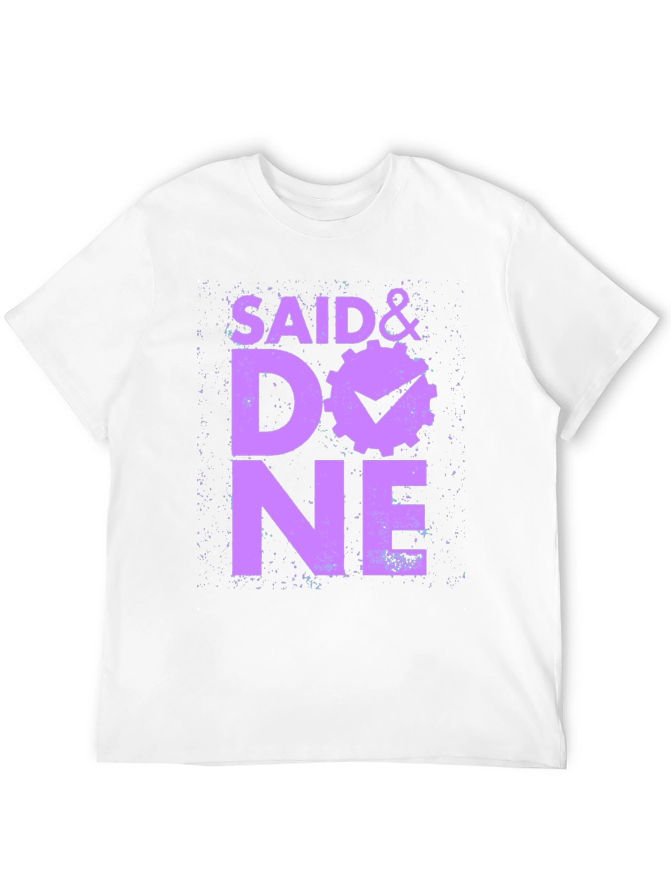 Said & Done Graphic Tee - Black Cotton Shirt