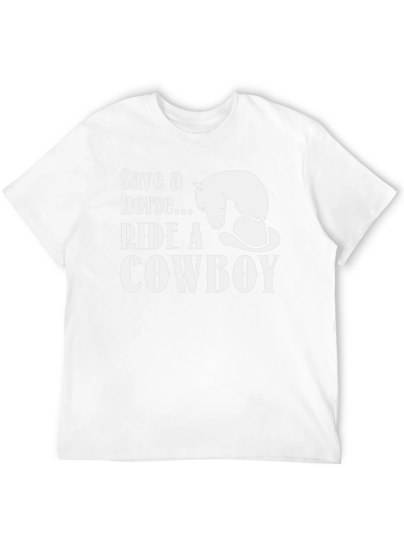 Save a Horse Ride a Cowboy Graphic T-Shirt