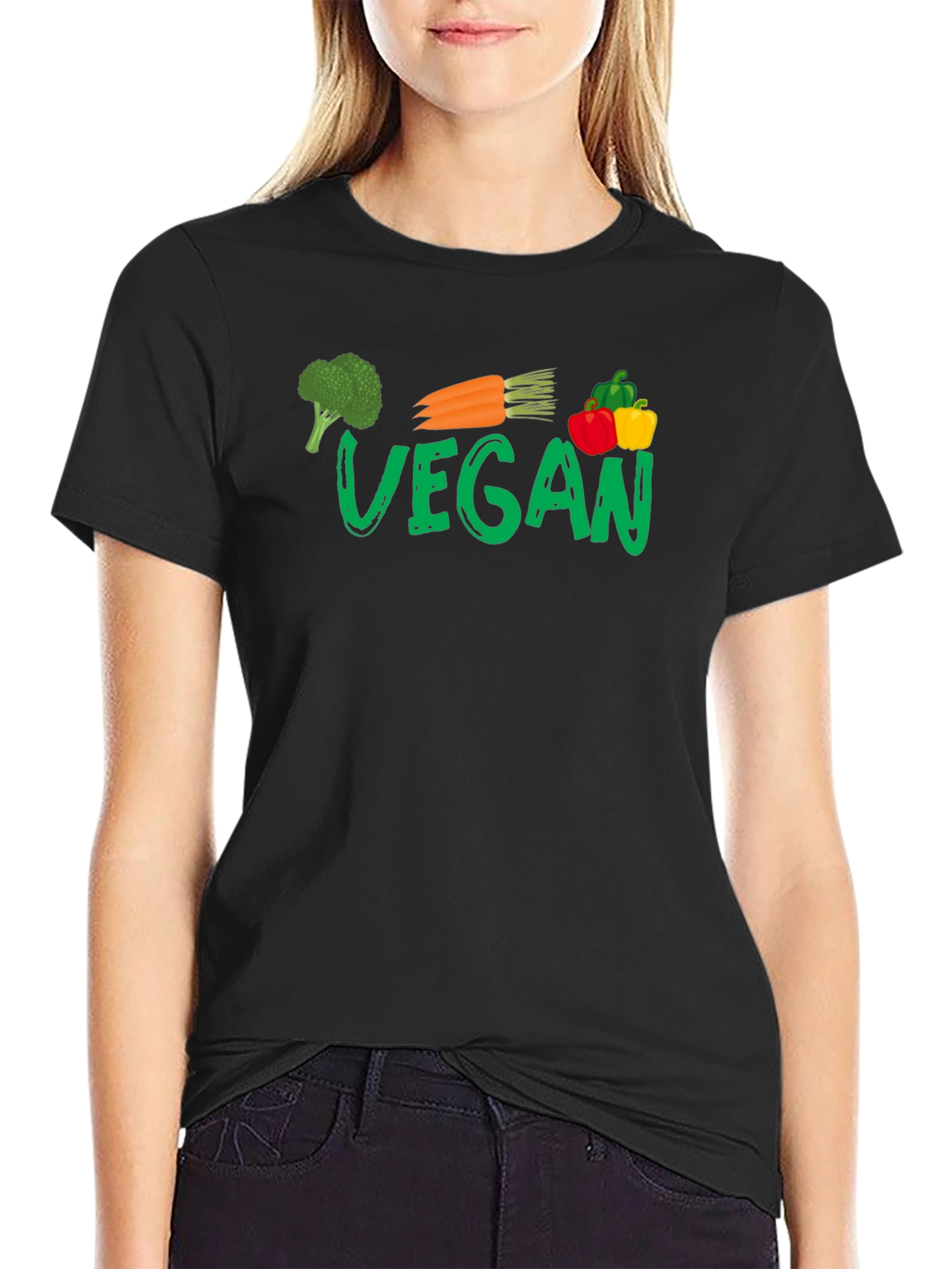 Vegan Vegetable Graphic T-Shirt