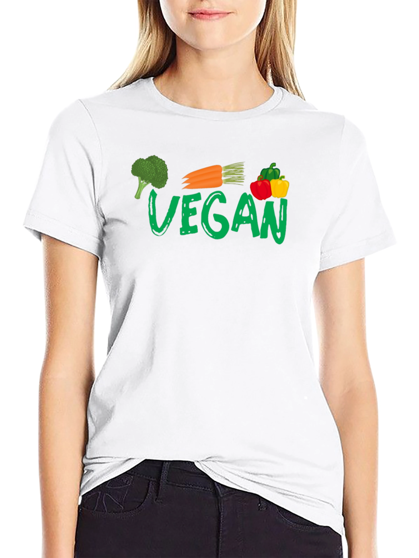 Vegan Vegetable Graphic T-Shirt