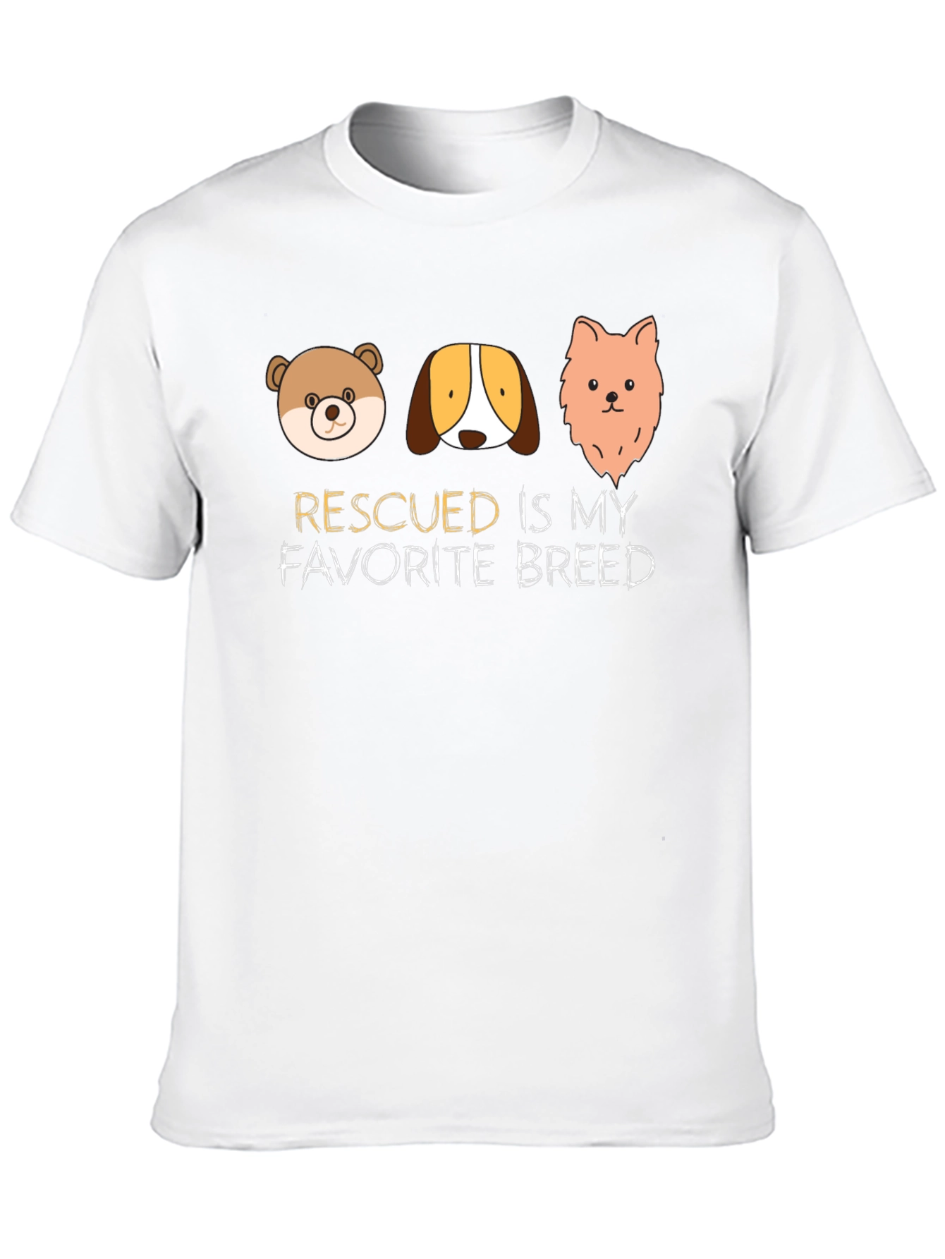 Rescued is My Favorite Breed T-Shirt