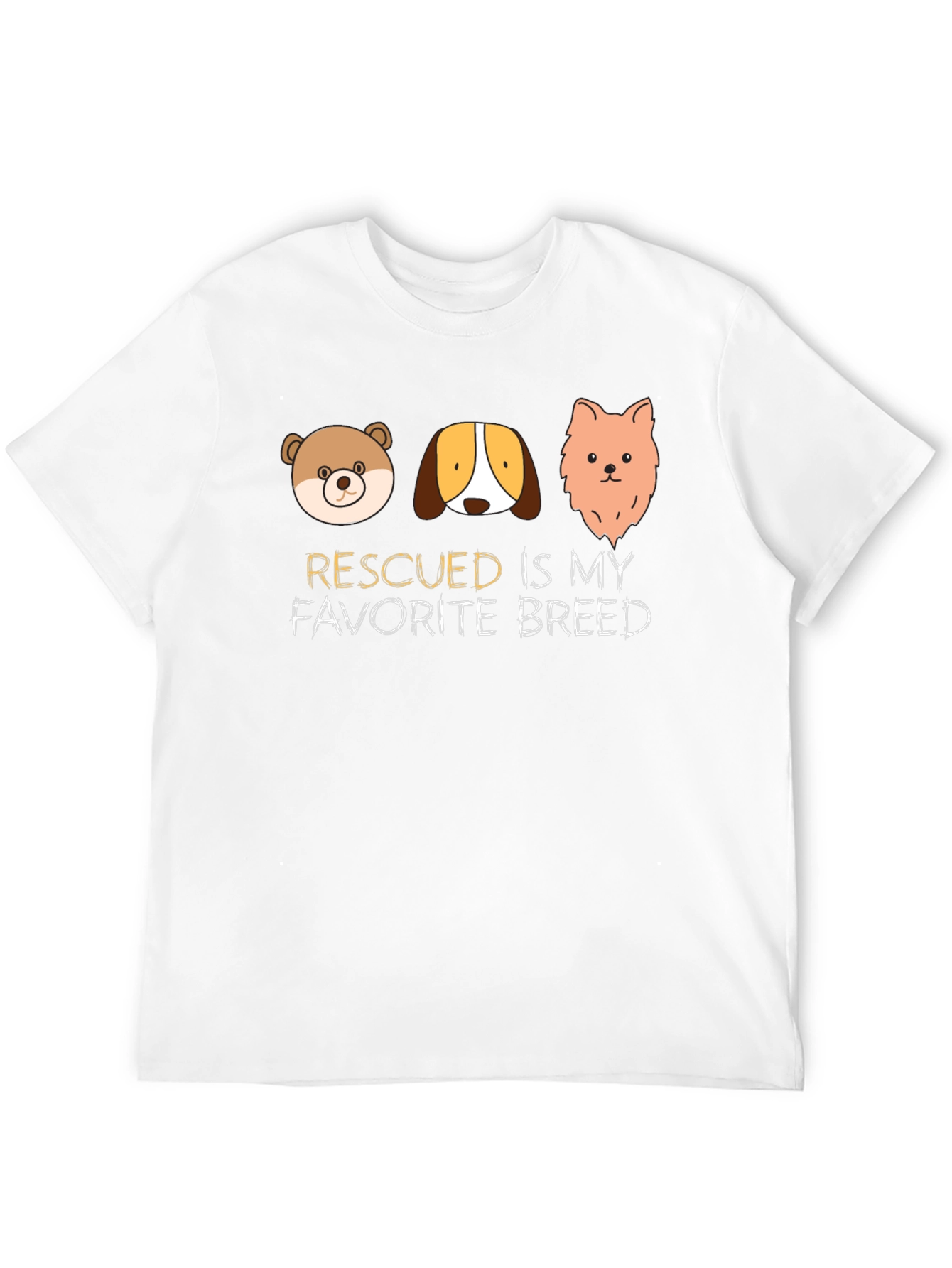 Rescued is My Favorite Breed T-Shirt
