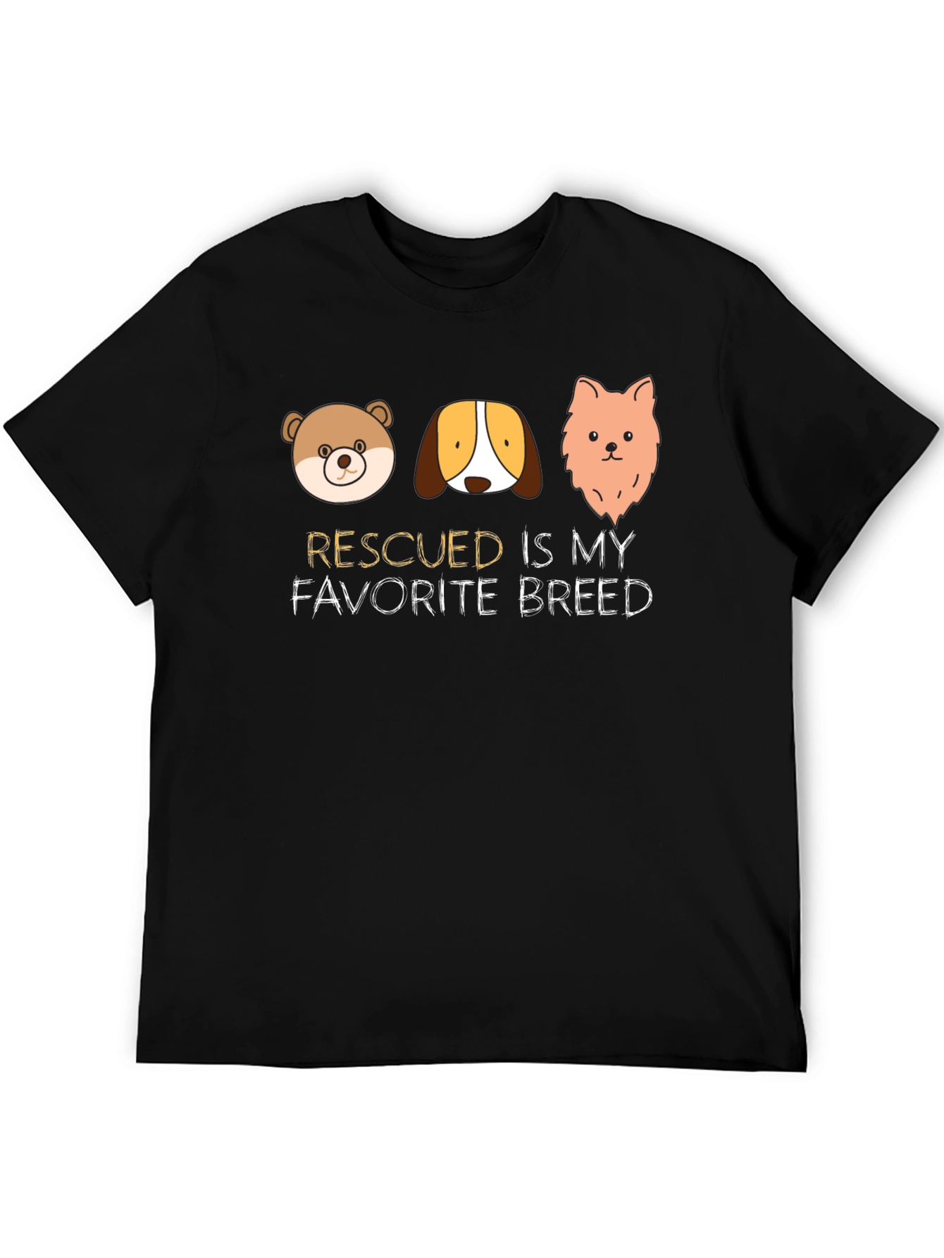 Rescued is My Favorite Breed T-Shirt