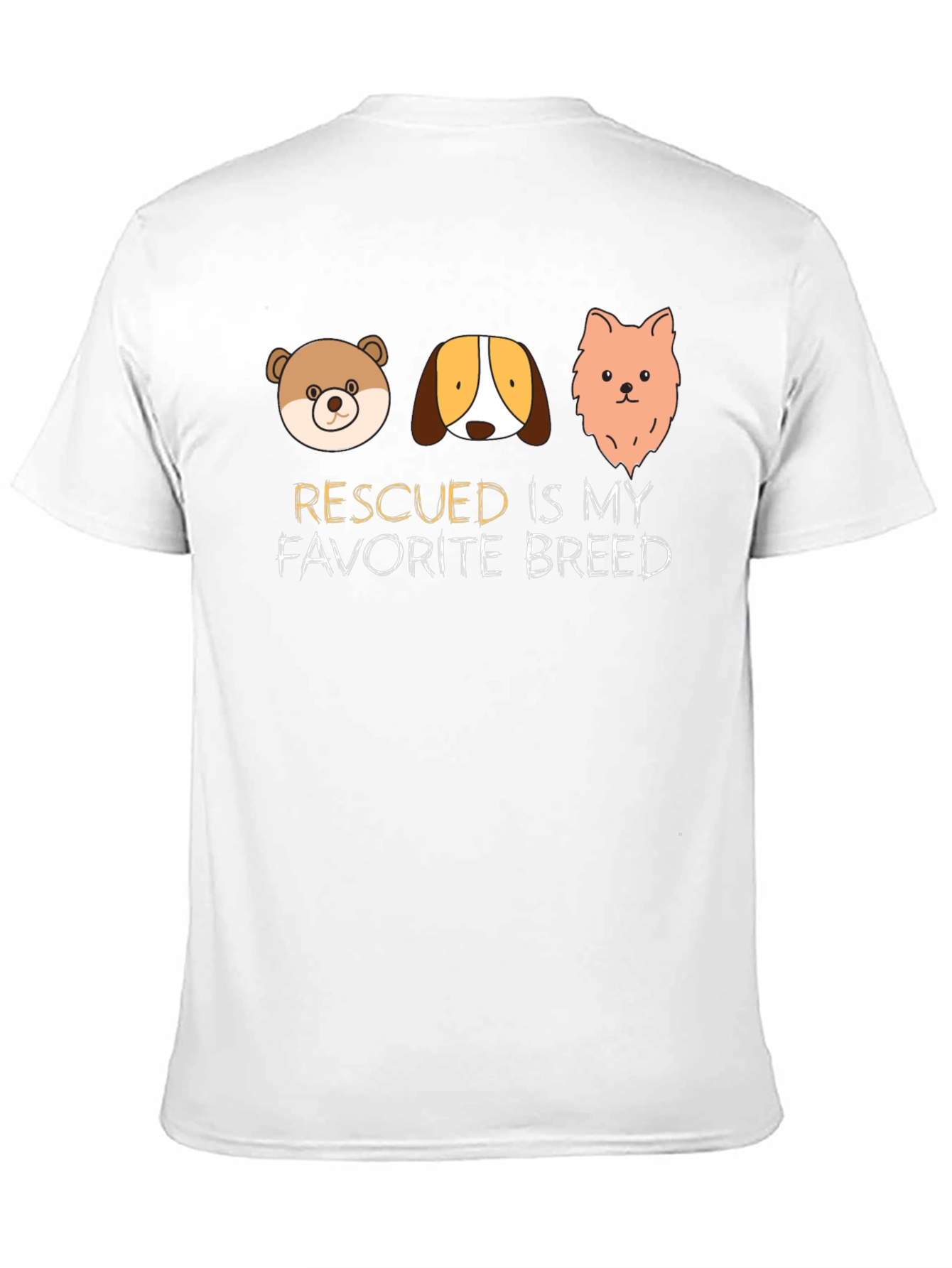 Rescued is My Favorite Breed T-Shirt