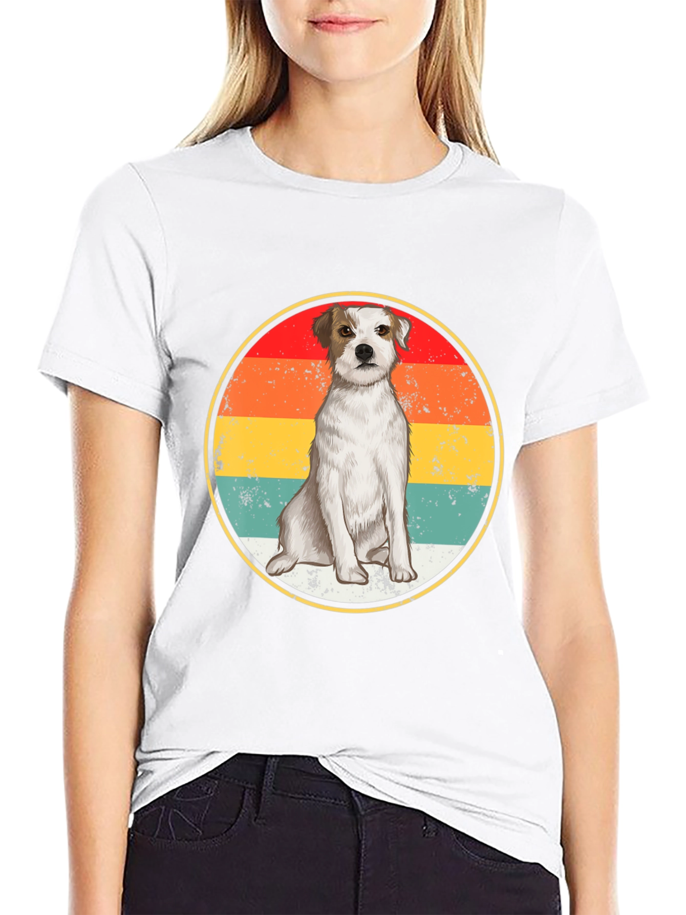 Retro Dog Graphic T-Shirt - Unique Animal Lover Tee