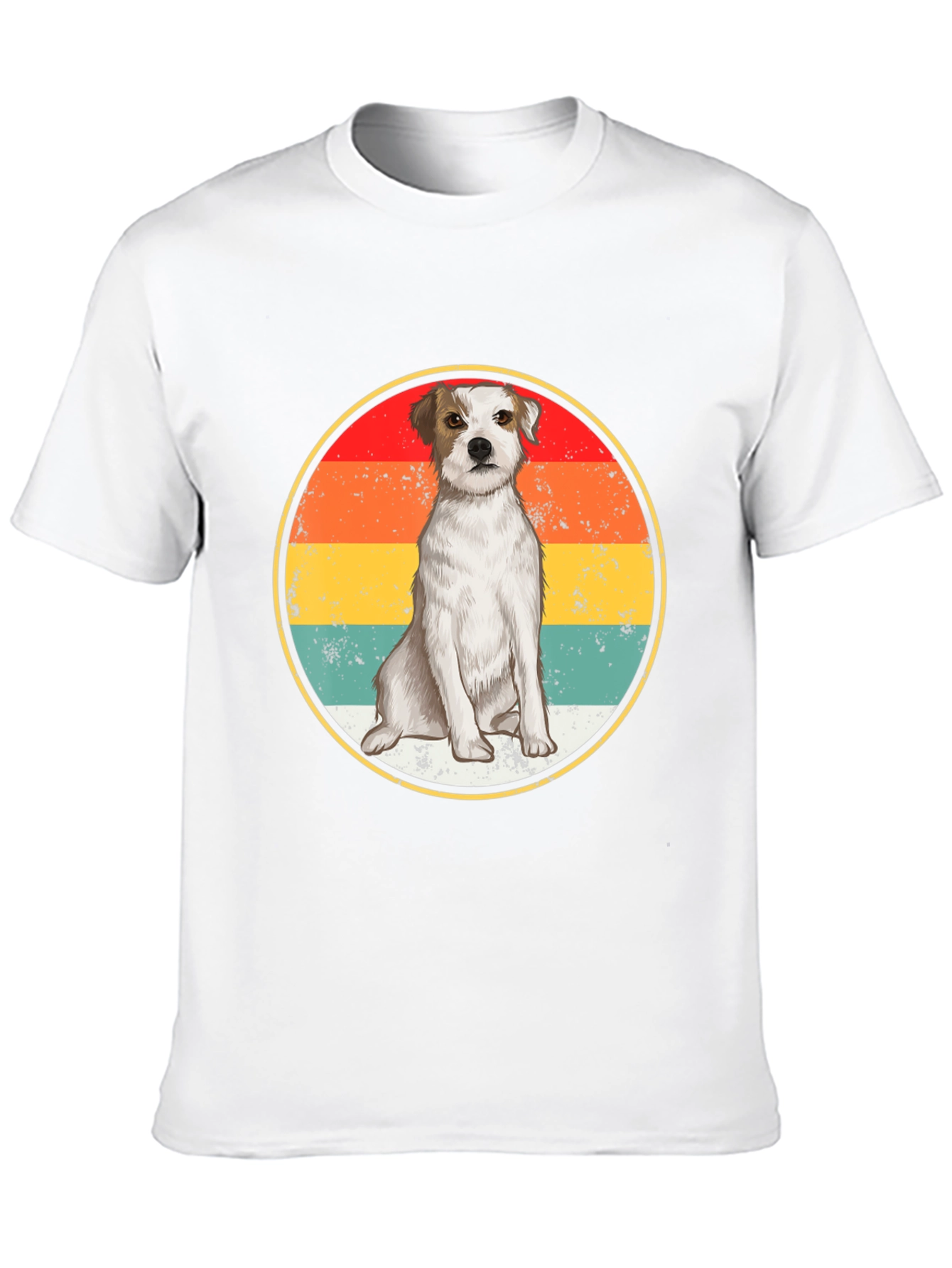 Retro Dog Graphic T-Shirt - Unique Animal Lover Tee